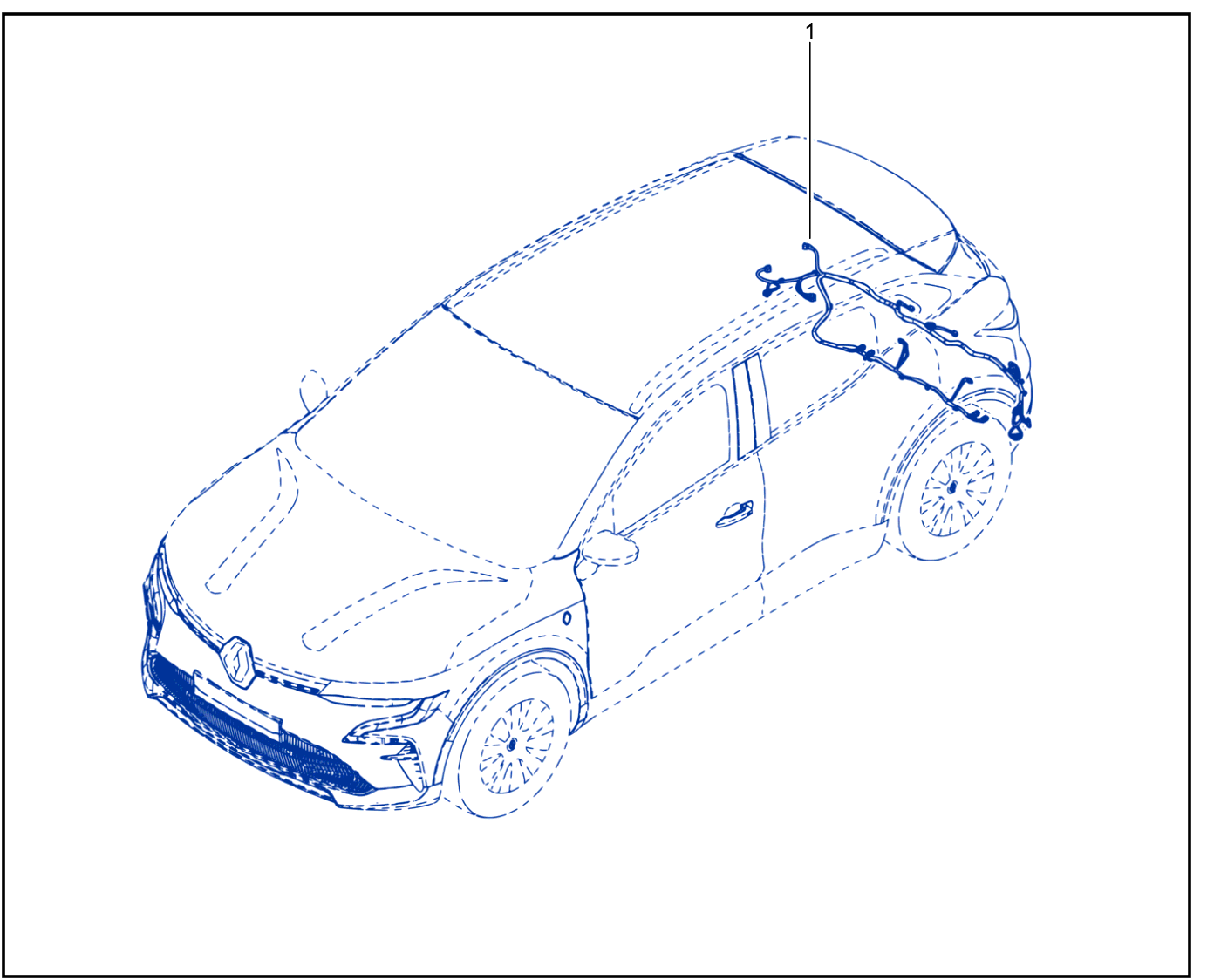 Wiring - Passenger Compartment Components - 01110654