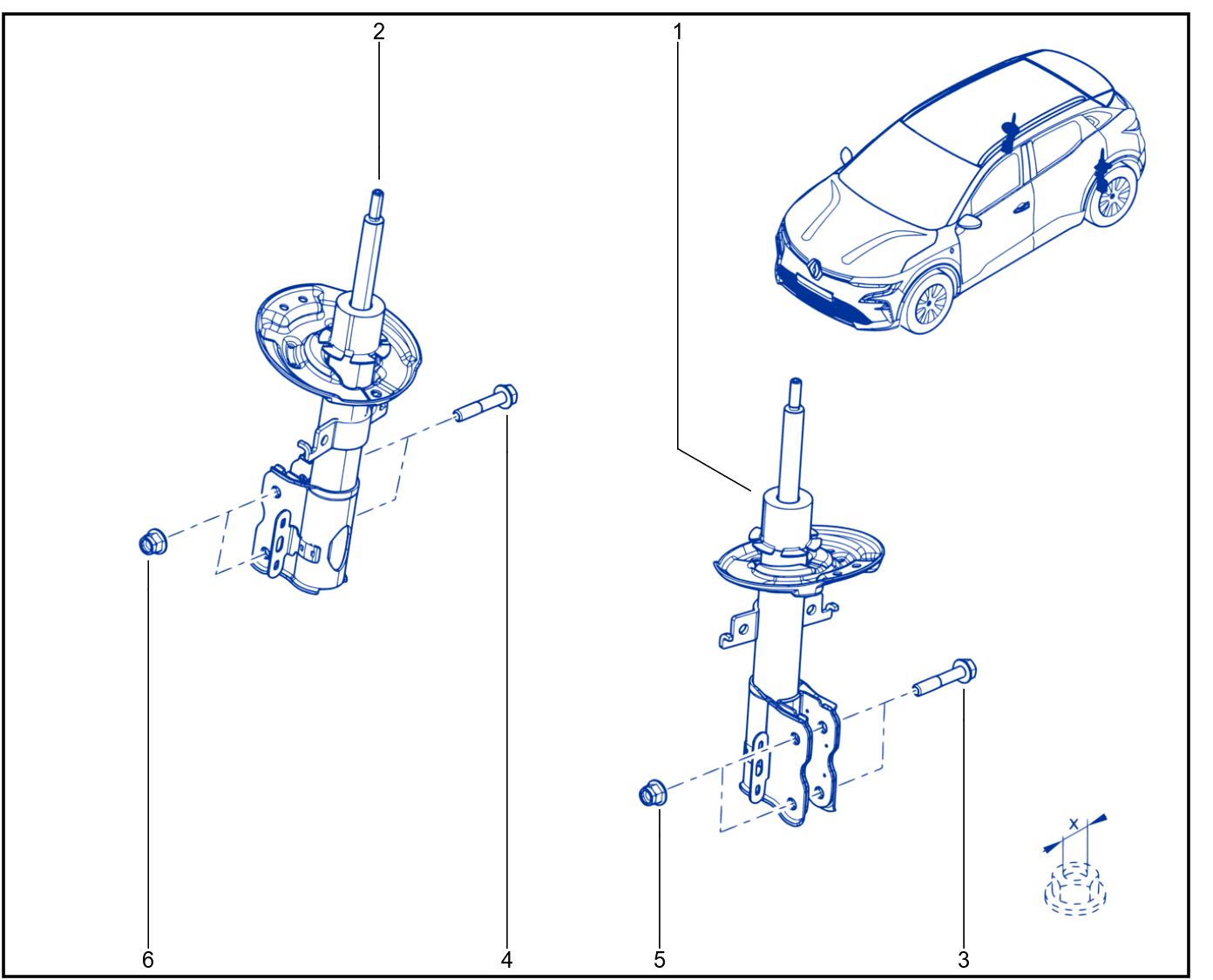 Suspension - Rear Shock Absorption - 01110695