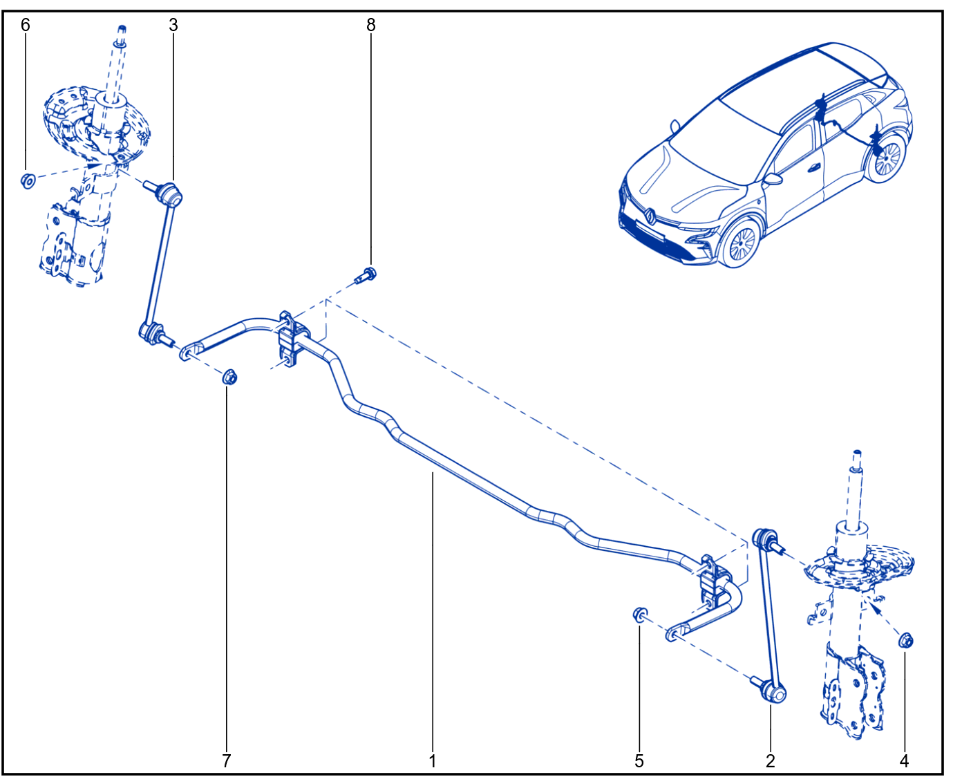 Rear Anti-Roll Bar - 01110696
