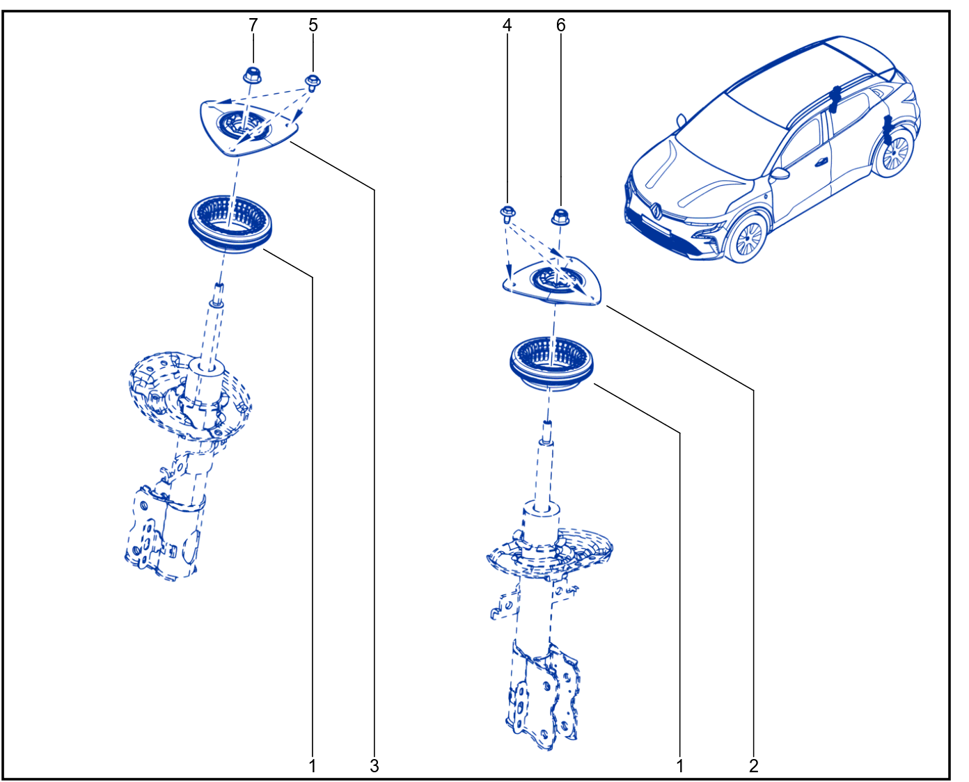Suspension - Rear Shock Absorption - 01110732