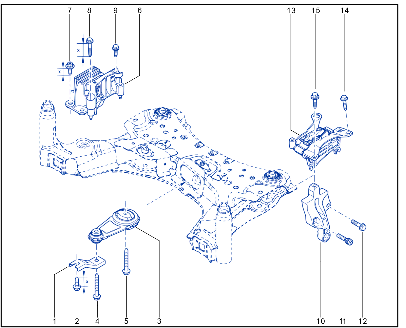 Engine And Transmission Assembly Support - 01110765