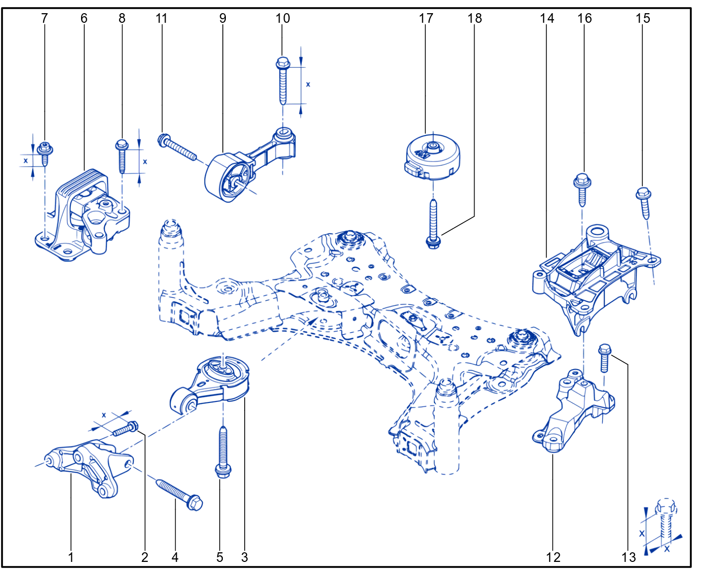 Engine And Transmission Assembly Support - 01110768