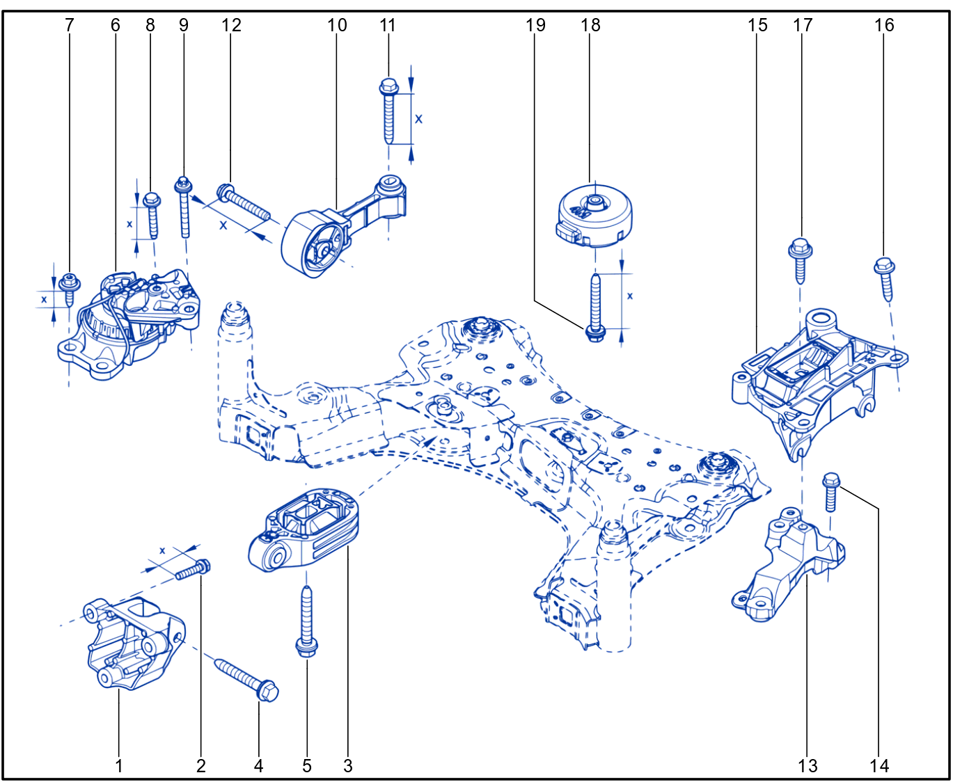 Engine And Transmission Assembly Support - 01110769