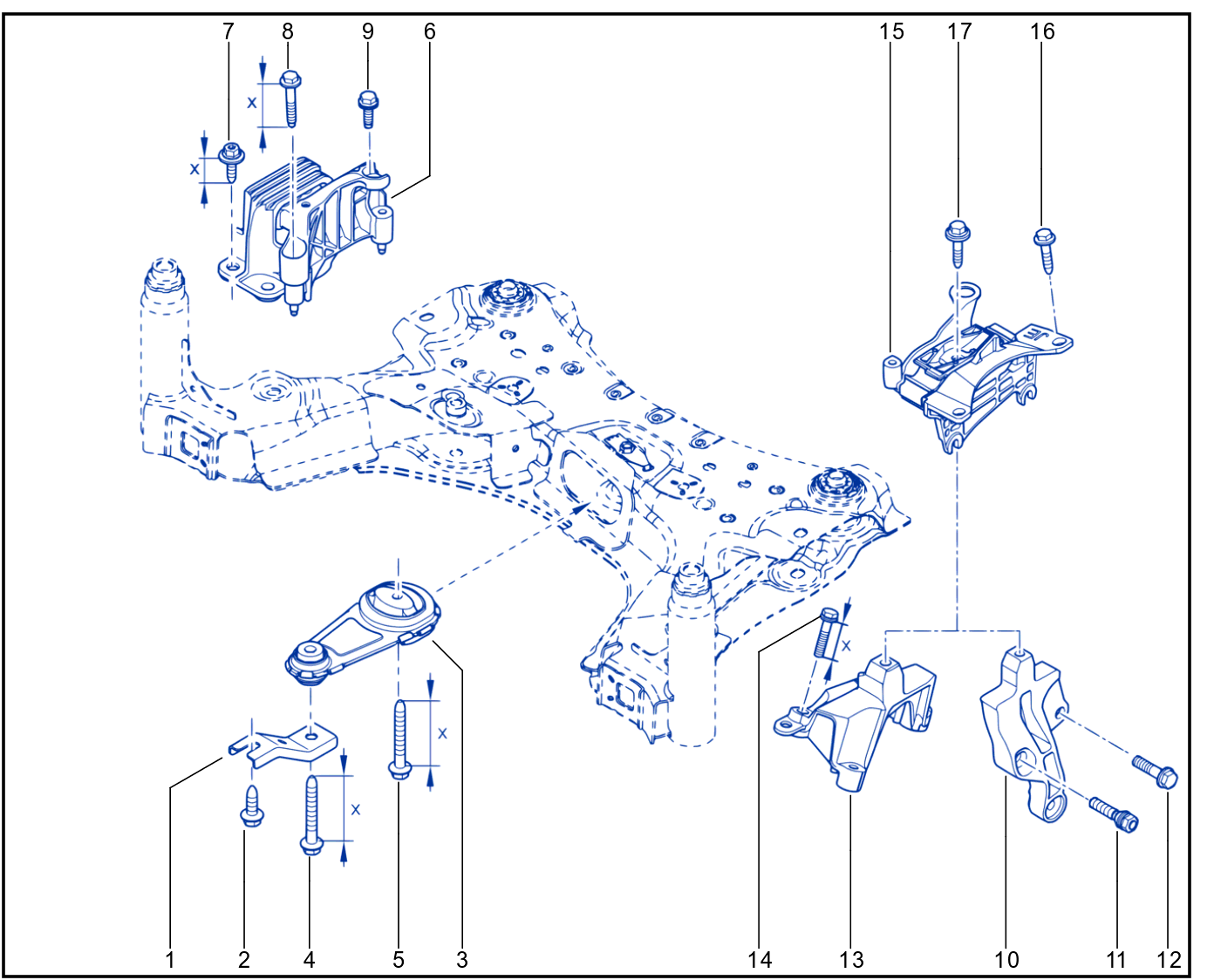 Engine And Transmission Assembly Support - 01110778
