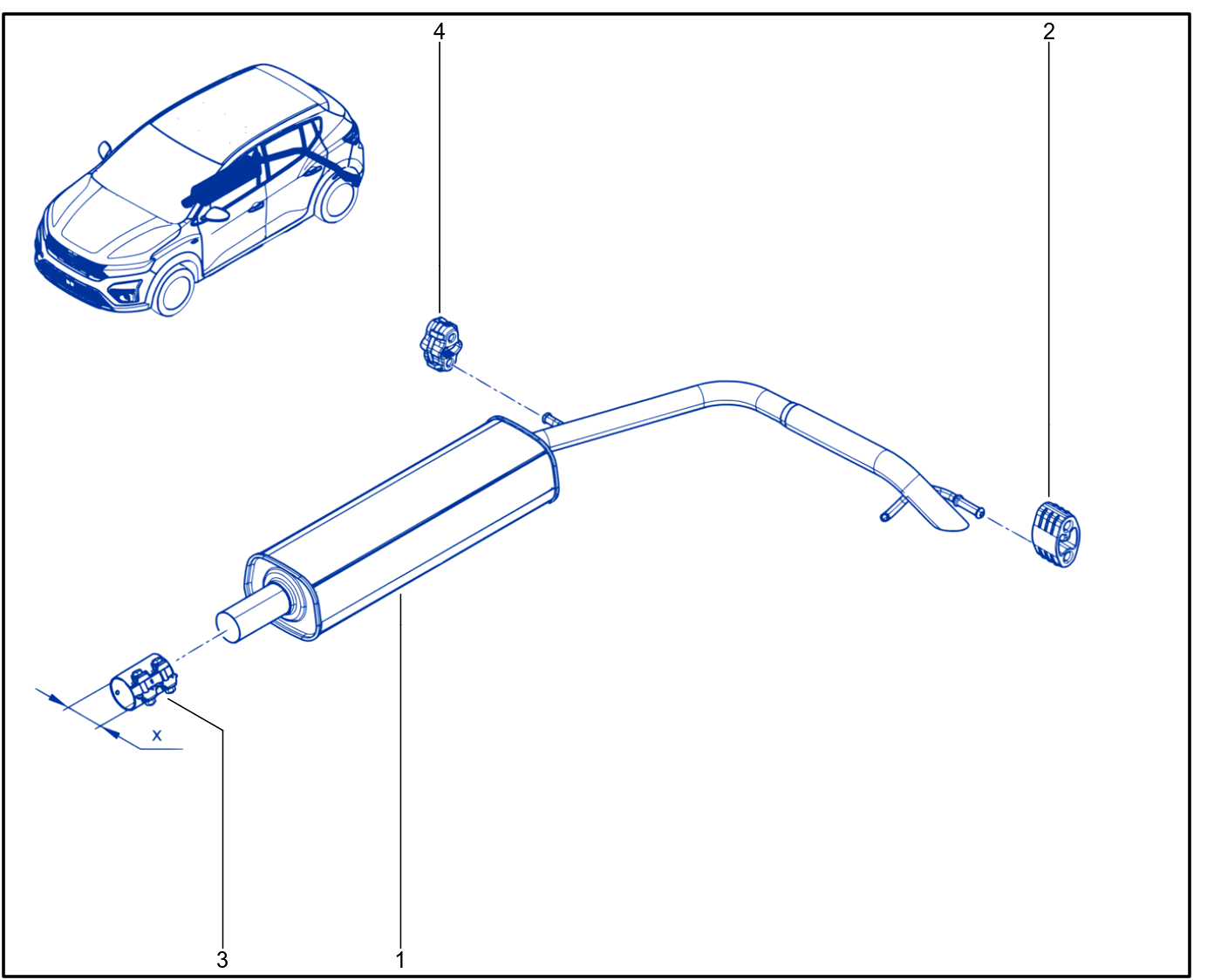 Exhaust Pipe - 01110972