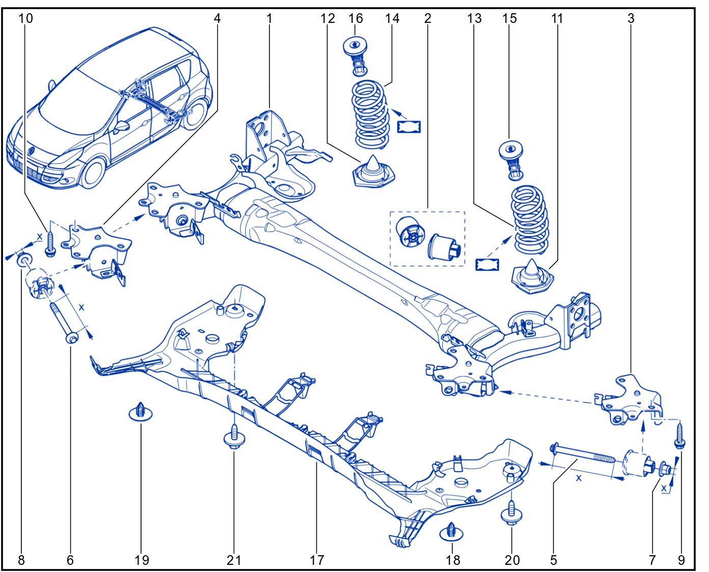 Rear Axle Component - 01110978