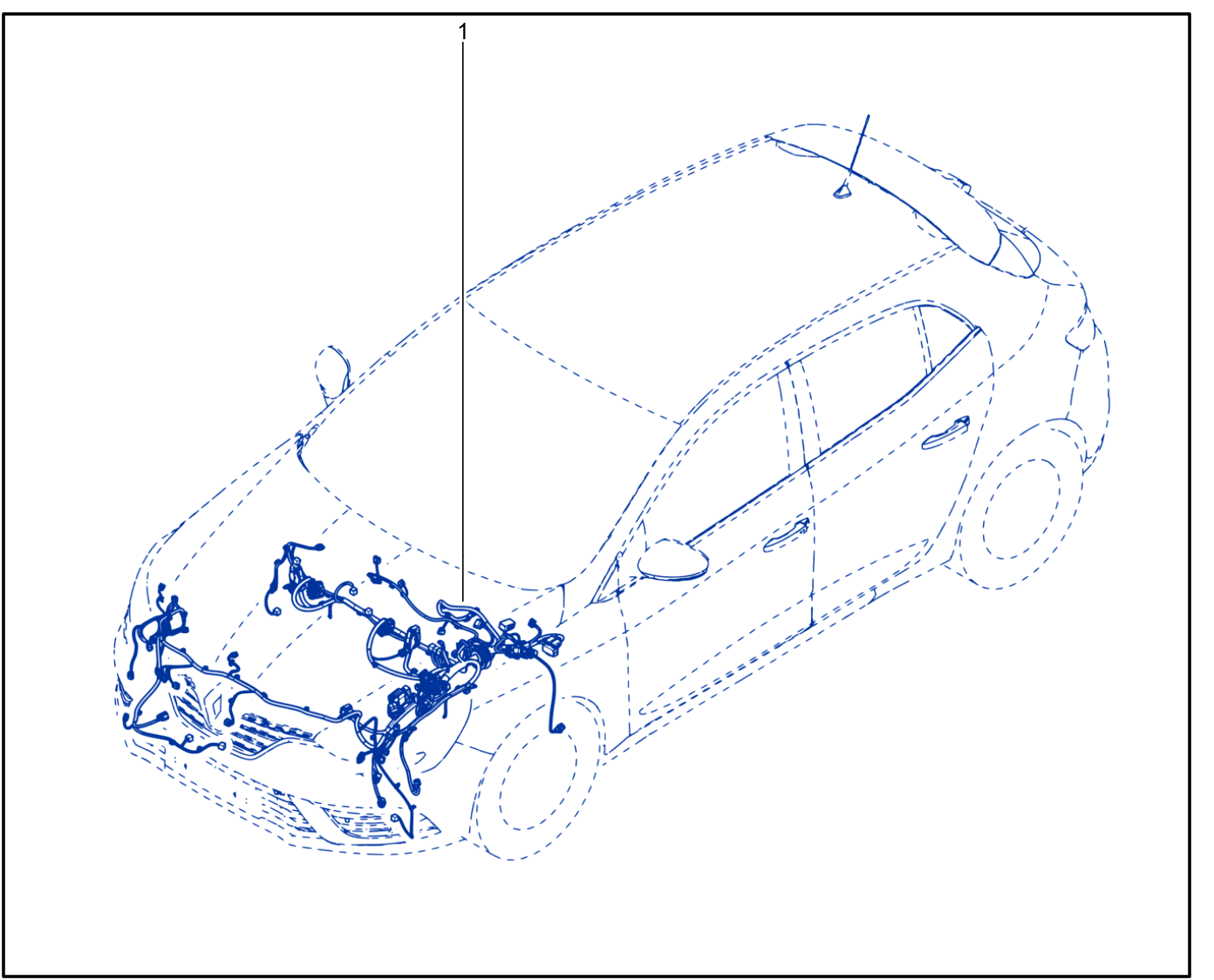 Wiring - Front End Panel Components - 01111077