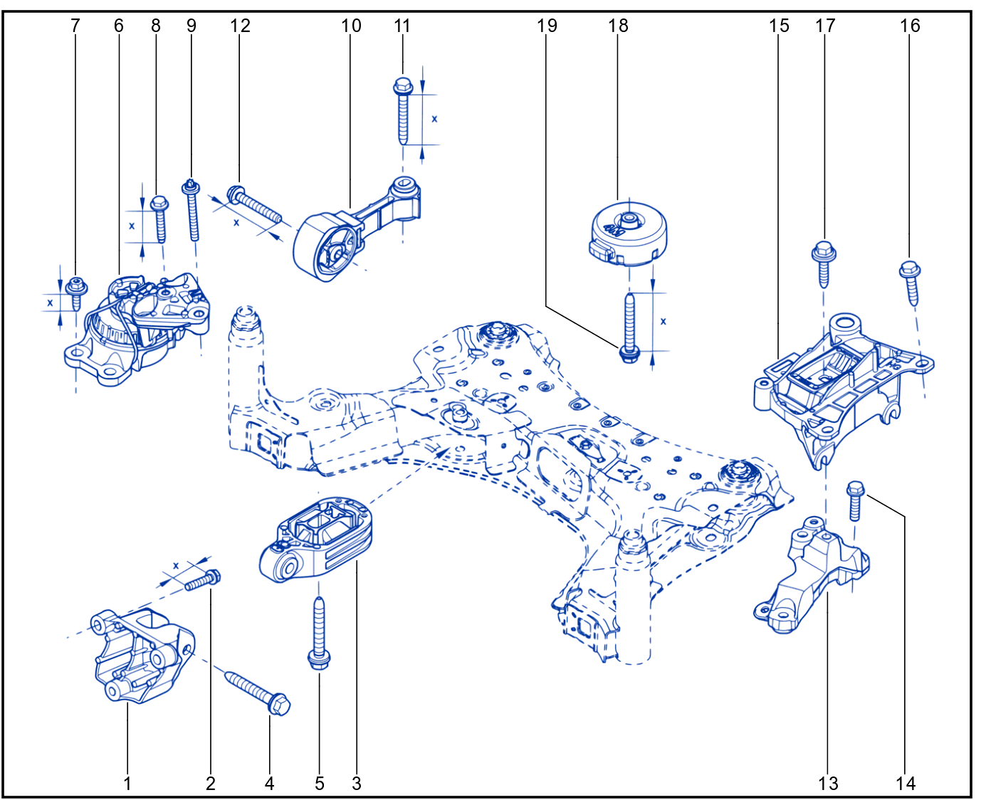Engine And Transmission Assembly Support - 01111120