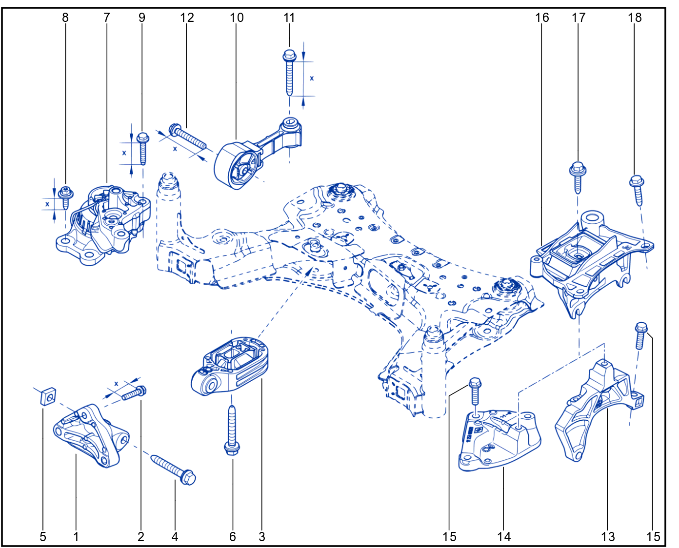Engine And Transmission Assembly Support - 01111122