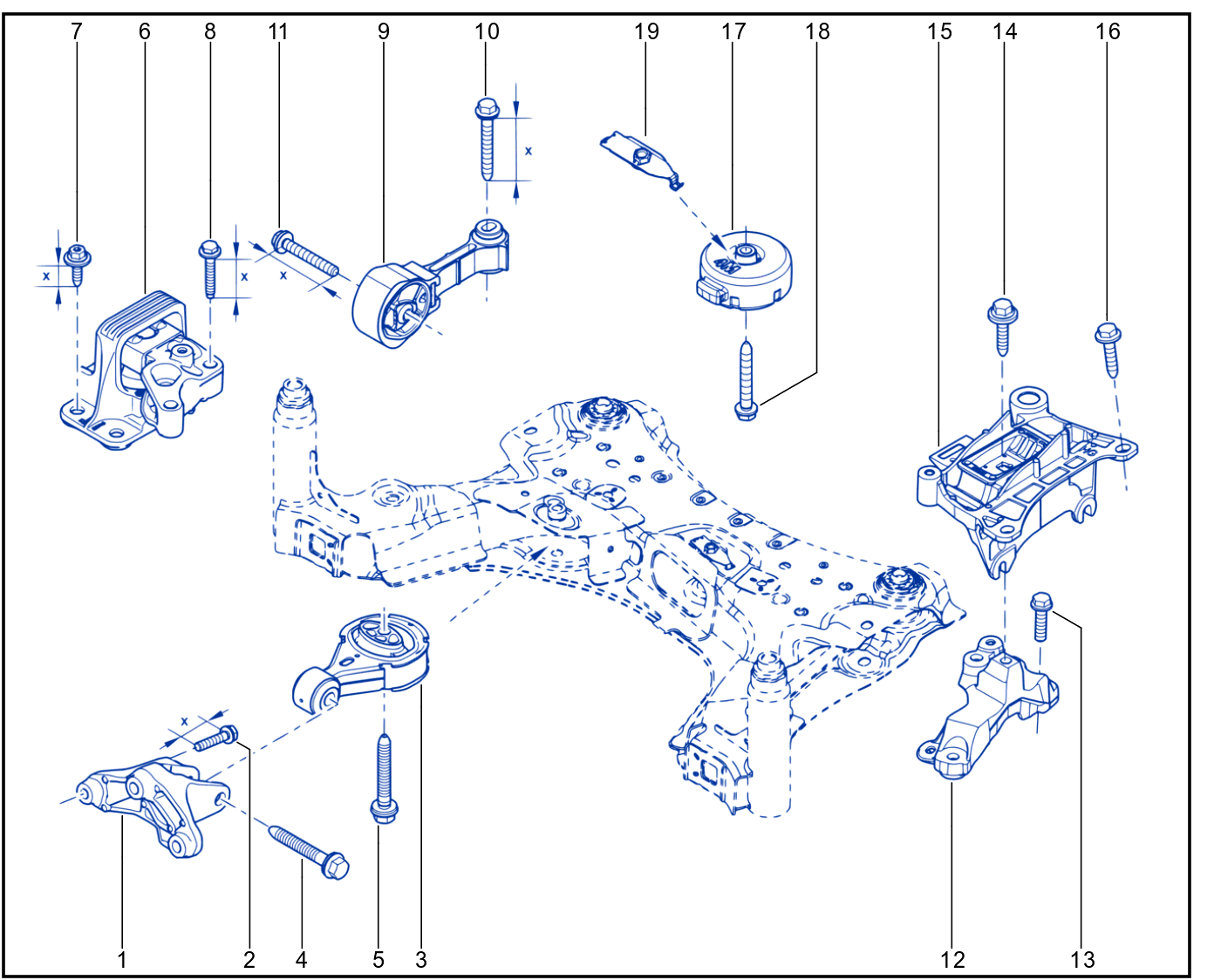 Engine And Transmission Assembly Support - 01111127