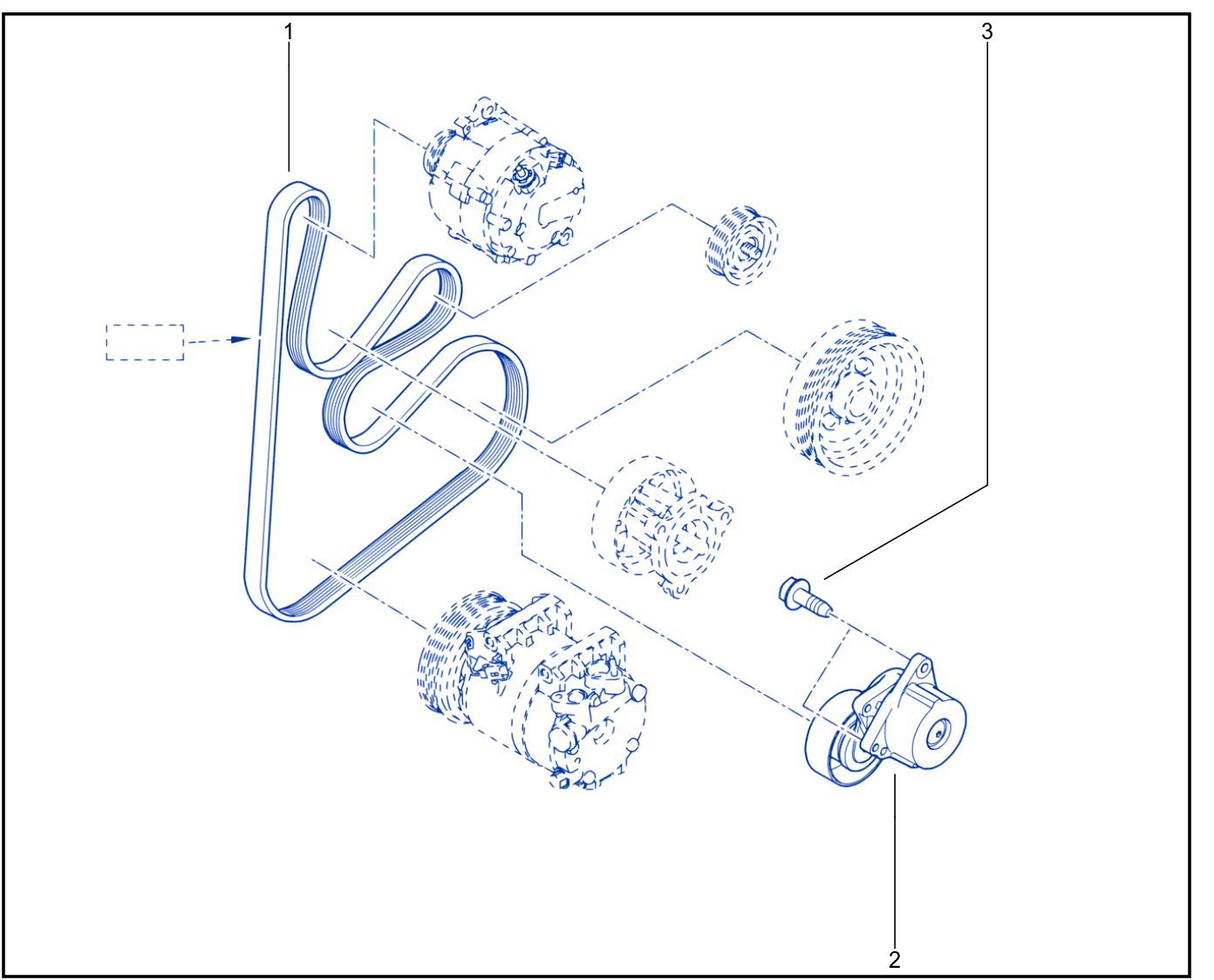 Tensioner - Belt - 01111155