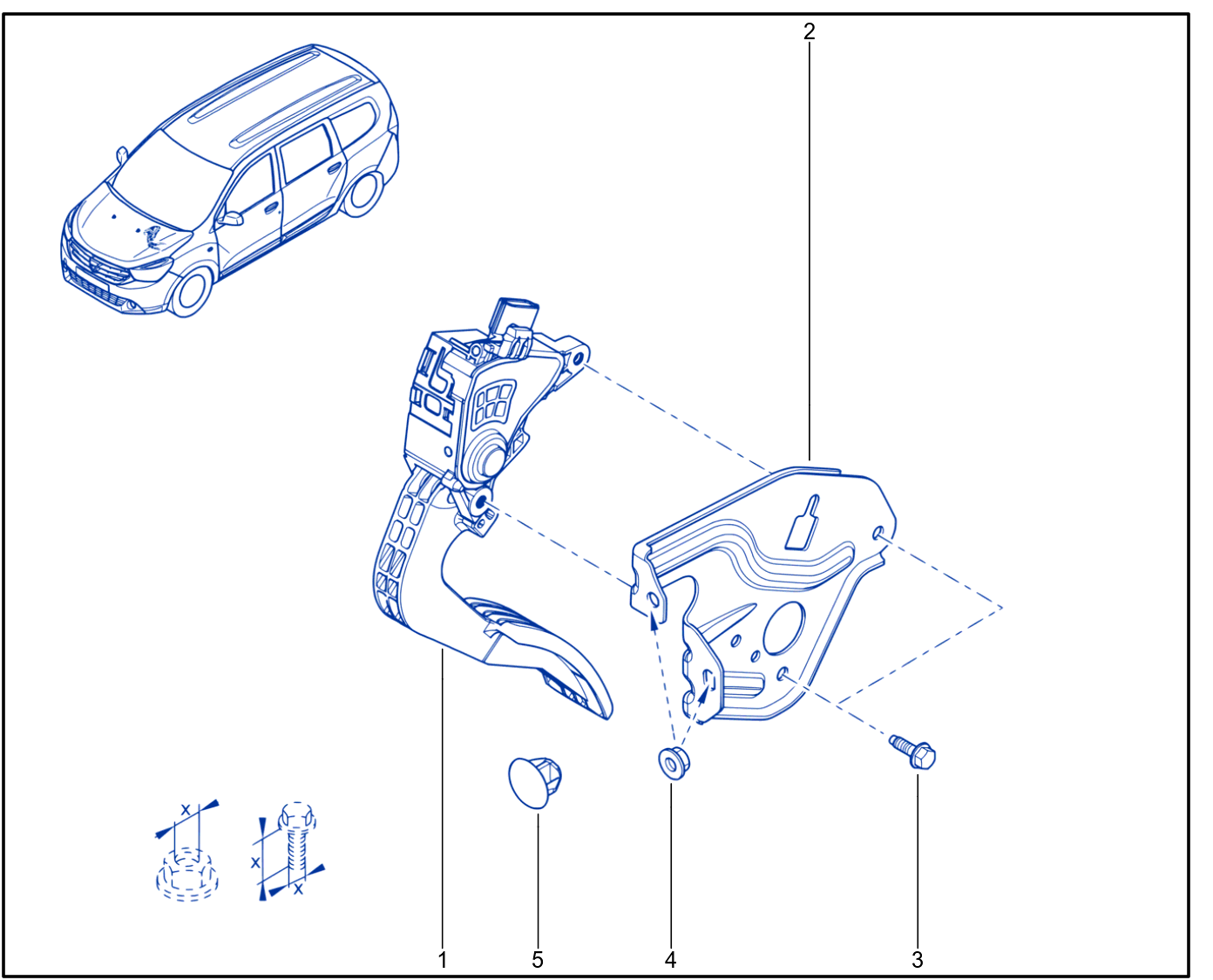 Pedal Assembly - 01111181