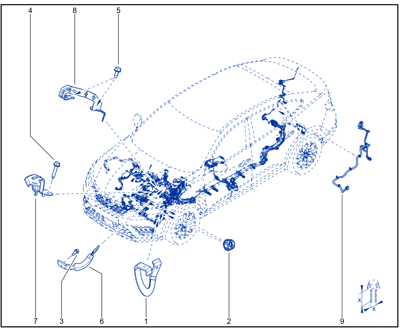 Wiring - Engine Components - 01111214