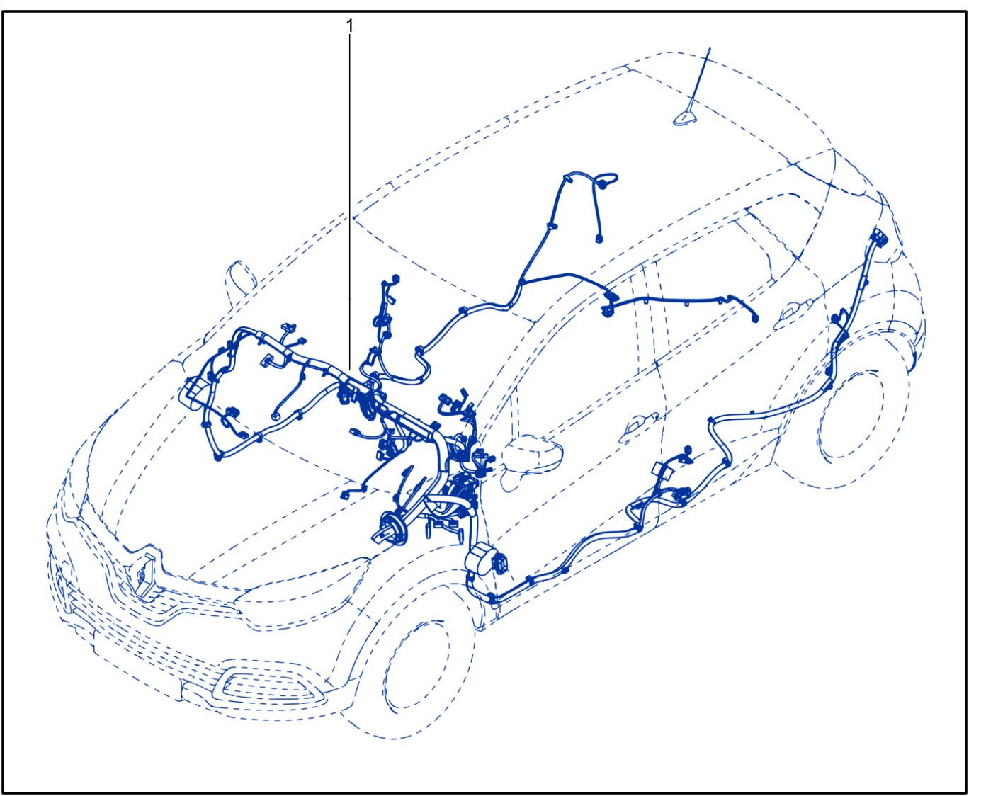 Wiring - Passenger Compartment Components - 01111256