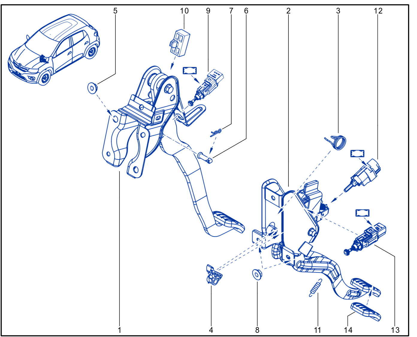 Pedal Assembly - 01111417