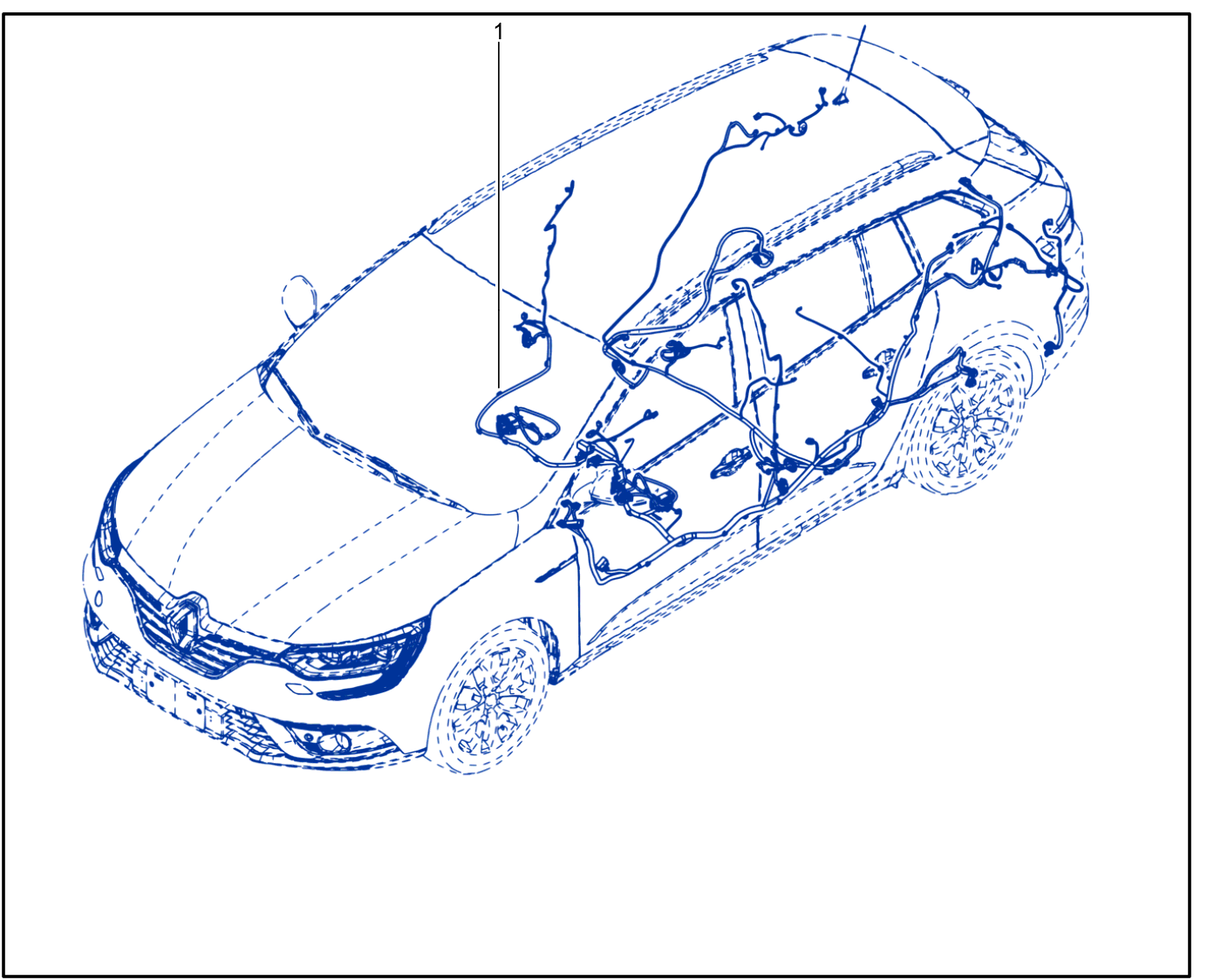 Wiring - Passenger Compartment Components - 01111466