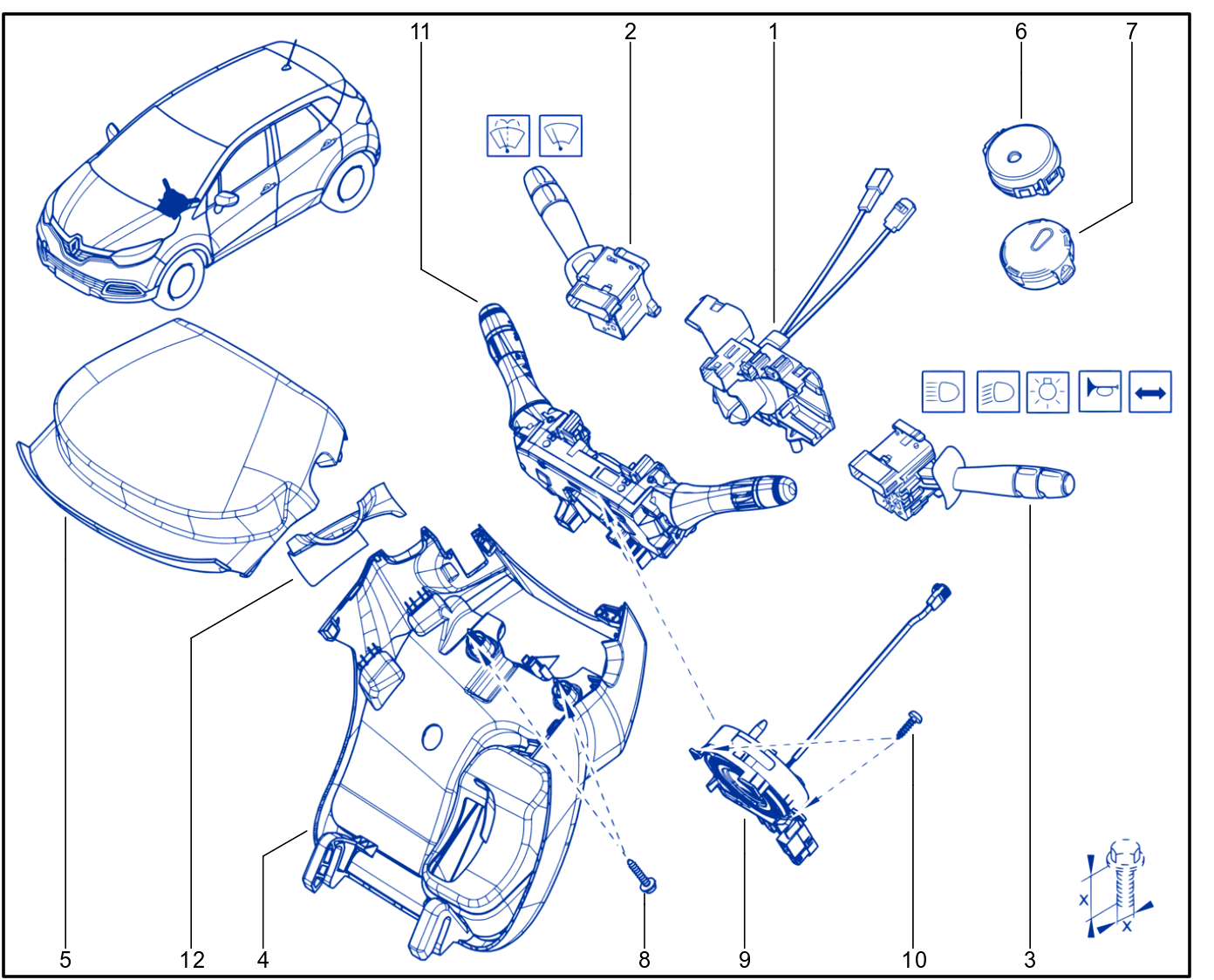 Steering Wheel Control - 01111486