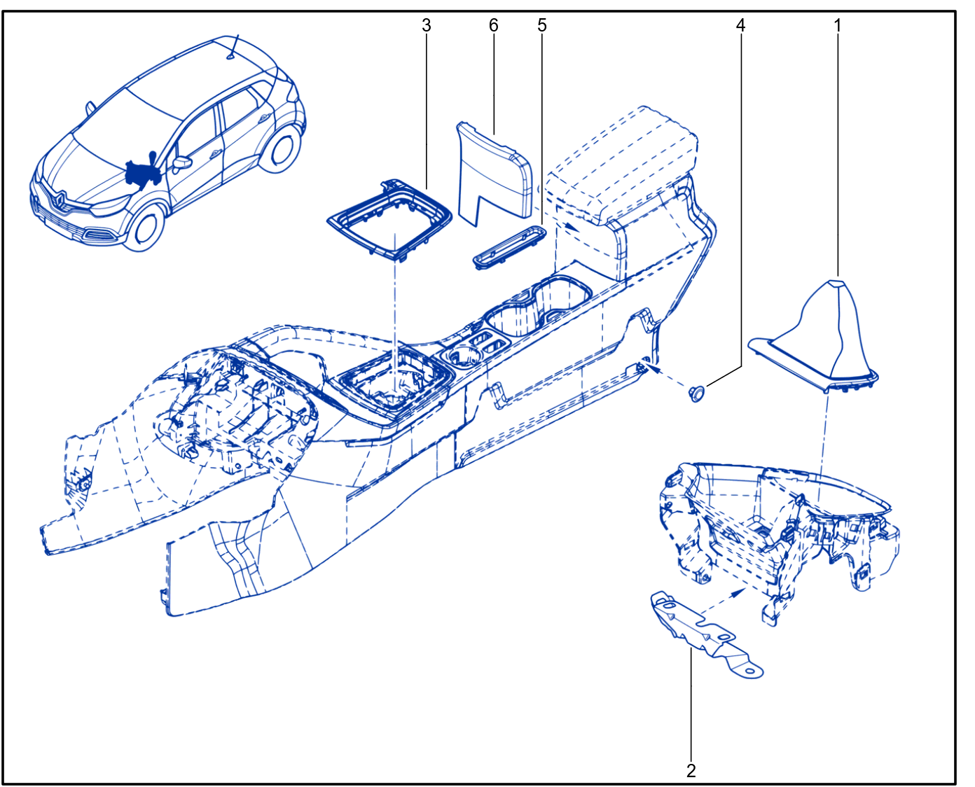 Centre Console - 01111489