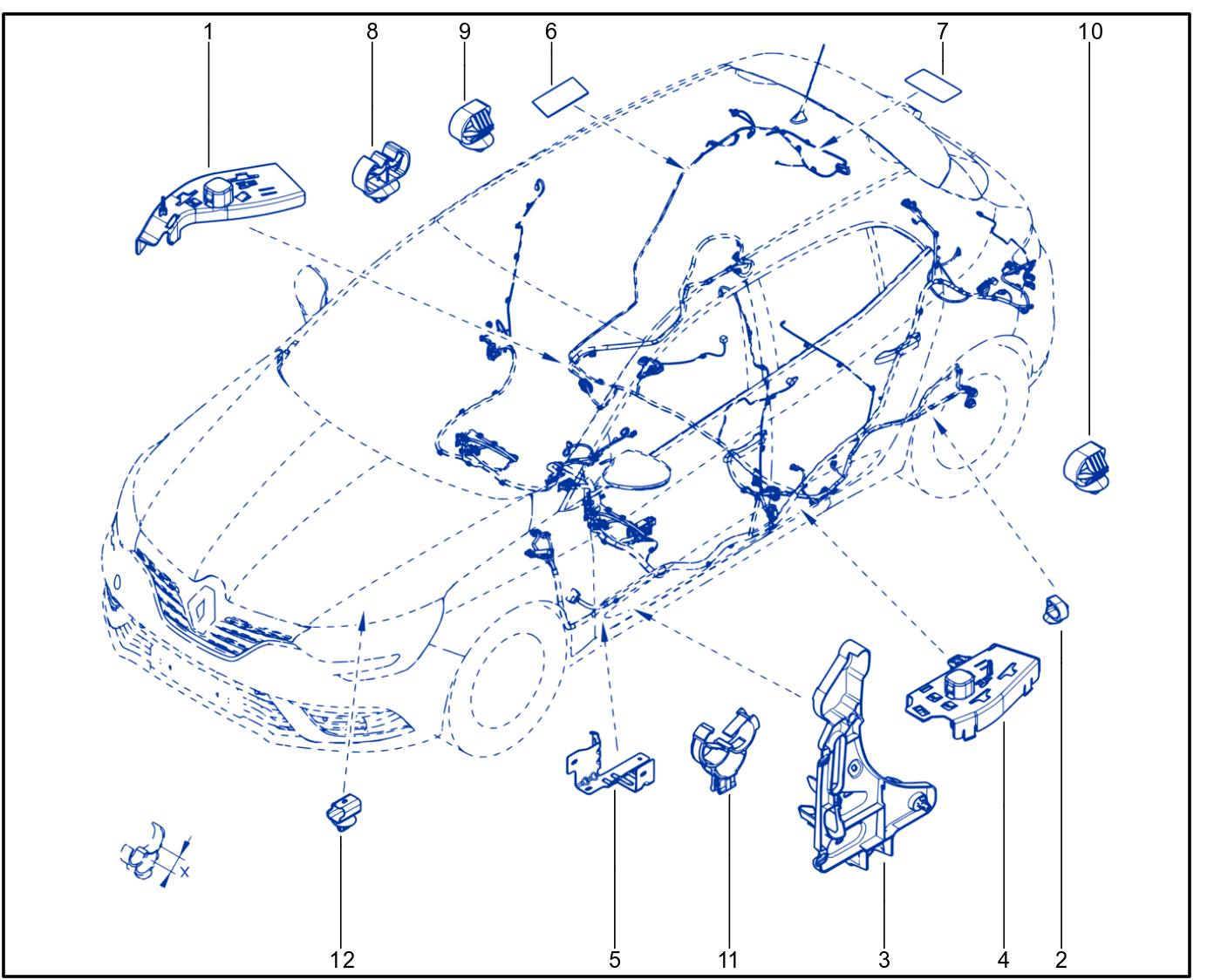 Wiring - Passenger Compartment Components - 01111723