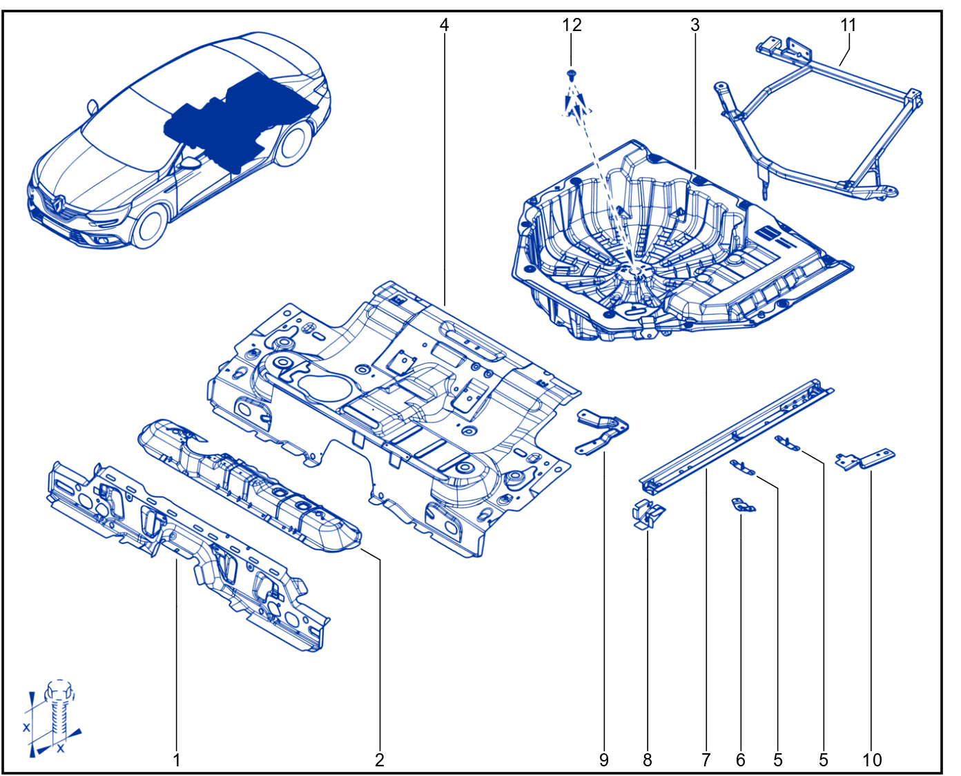 Rear Floor - 01111874