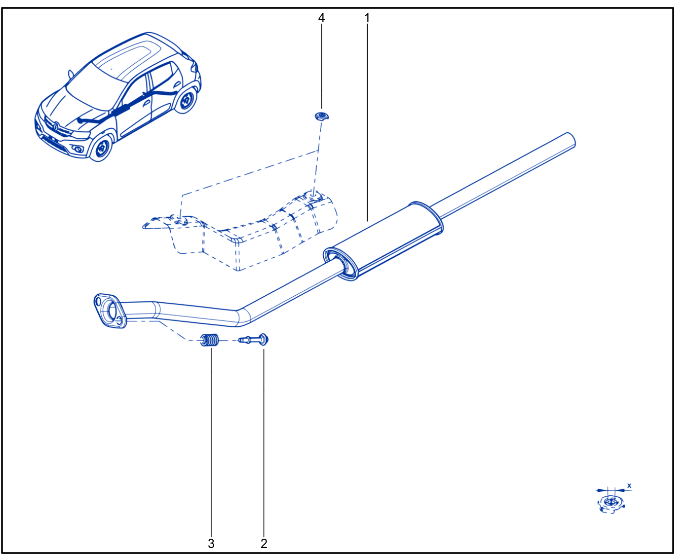 Exhaust Pipe - 01112057