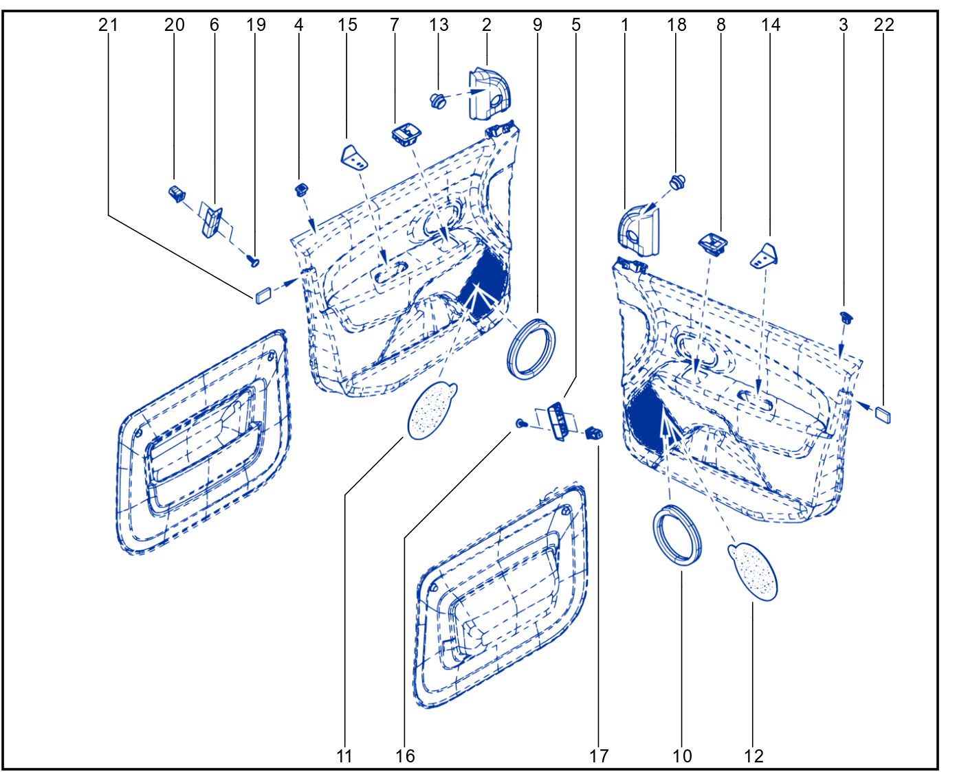 Side Opening Element Trim - 01112086