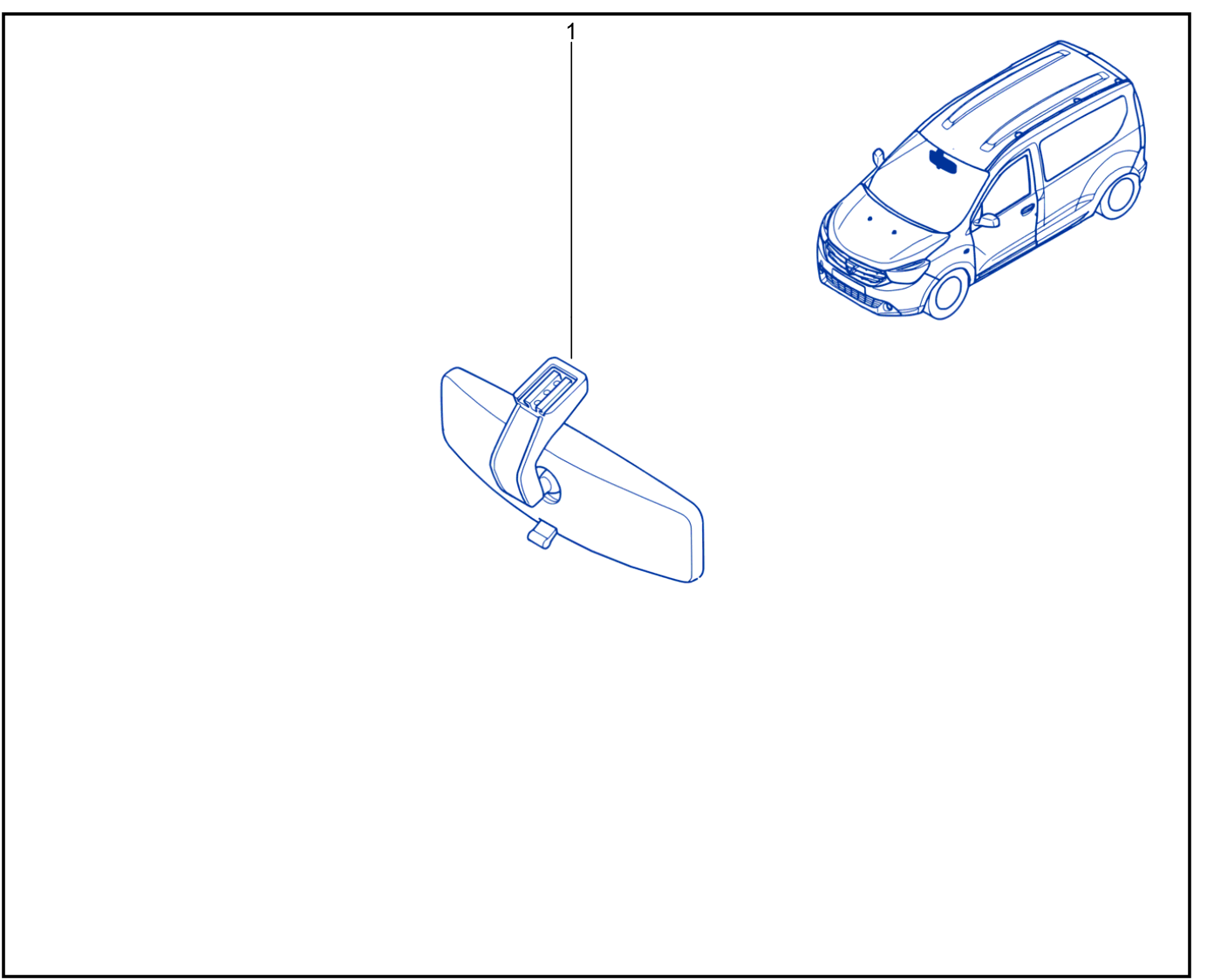 Interior Rear-View Mirror - 01112087