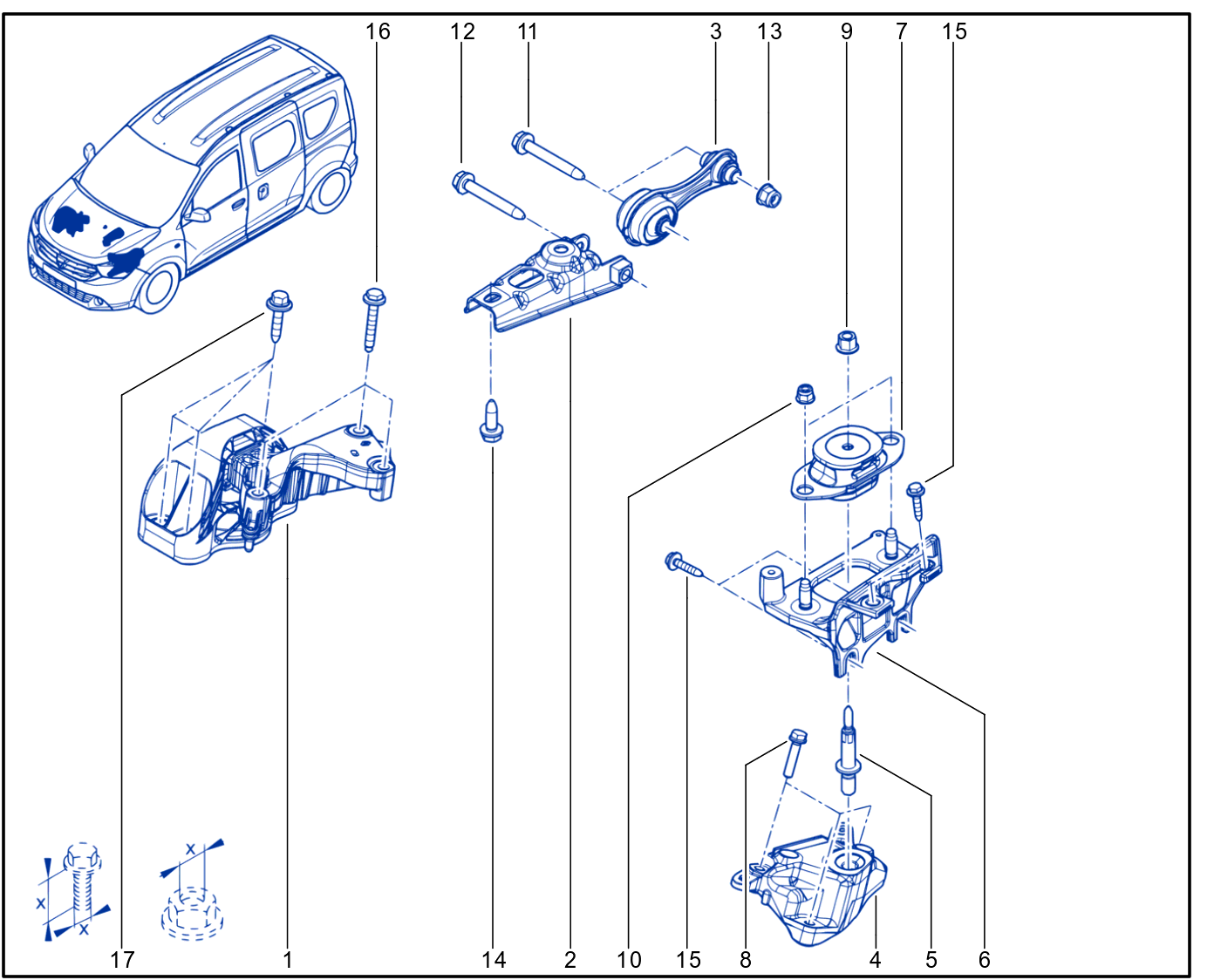 Engine And Transmission Assembly Support - 01112089