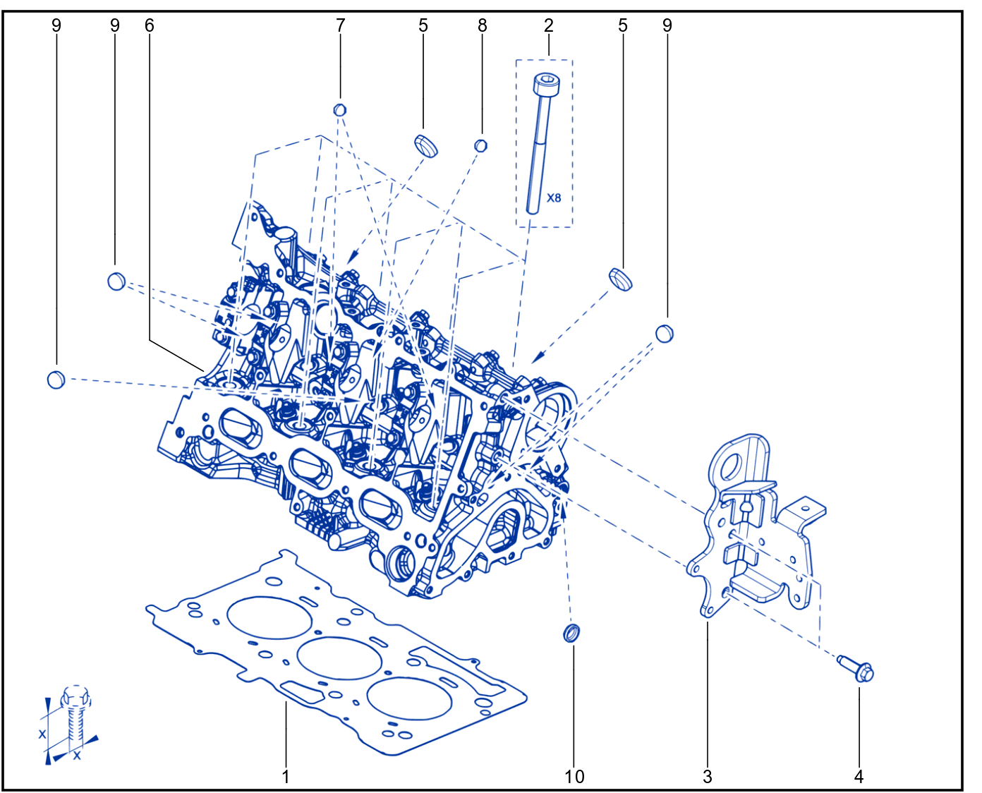 Cylinder Head - 01112208