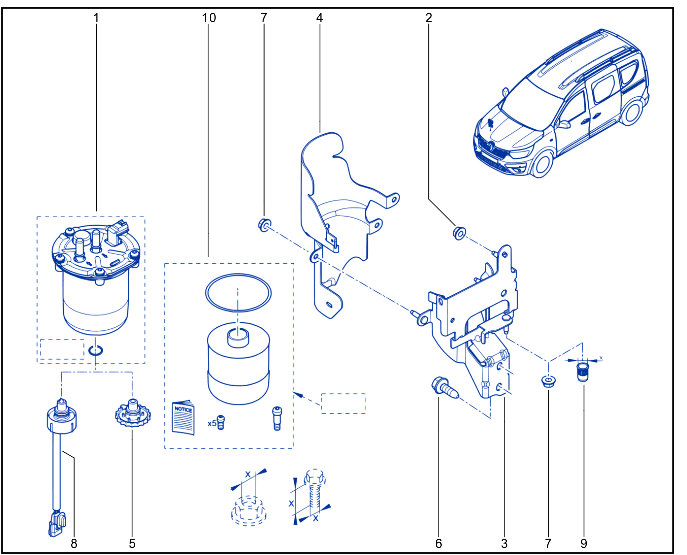 Fuel Filter - 01112284