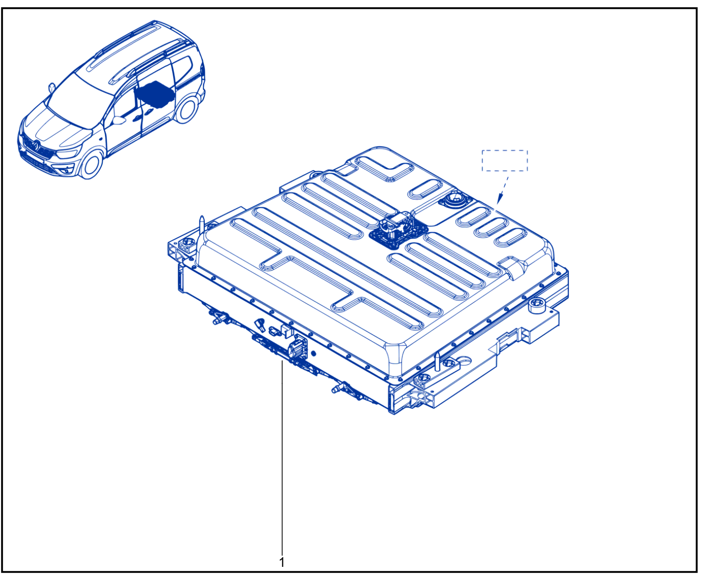 Assembled Traction Battery - 01112342