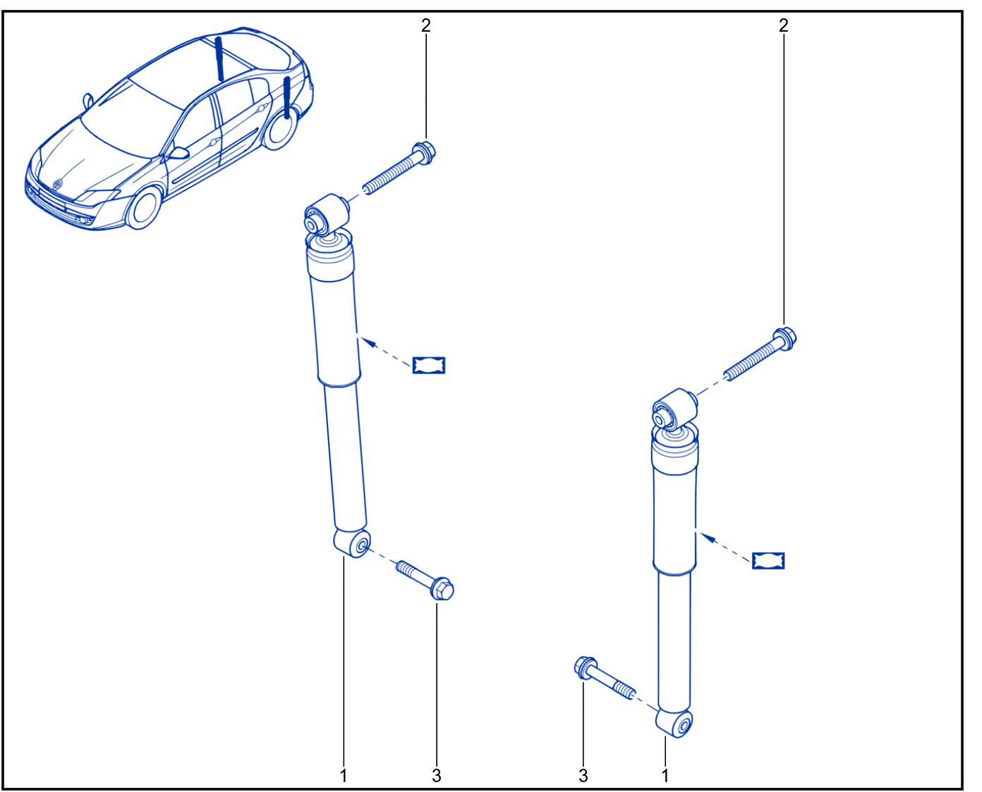Suspension - Rear Shock Absorption - 01112554
