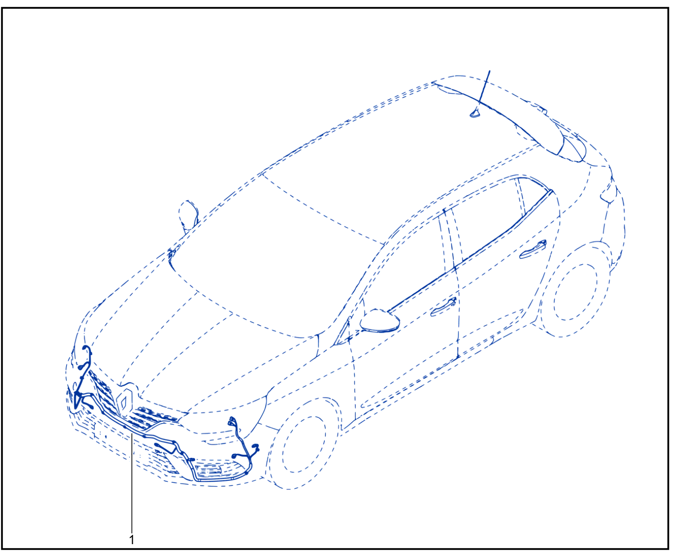 Wiring - Front End Panel Components - 01112620