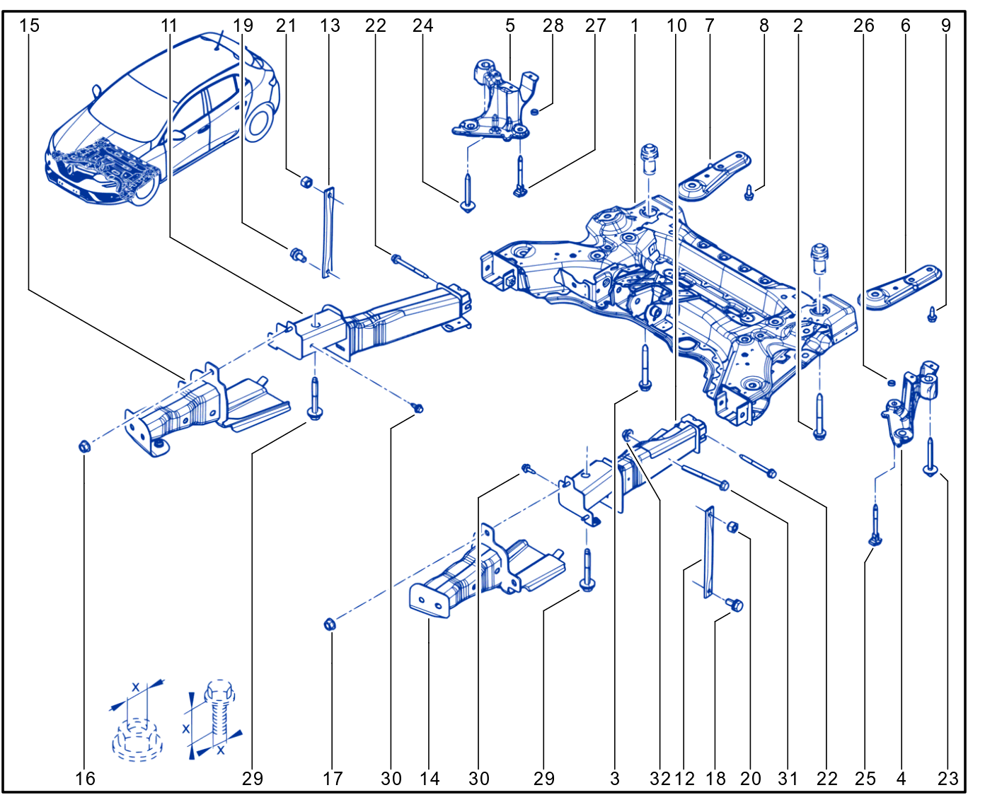 Front Axle Component - 01112726
