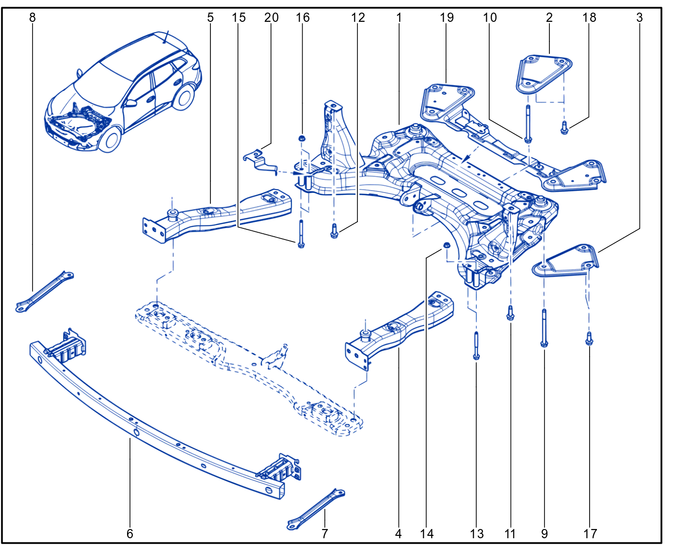 Front Axle Component - 01112782