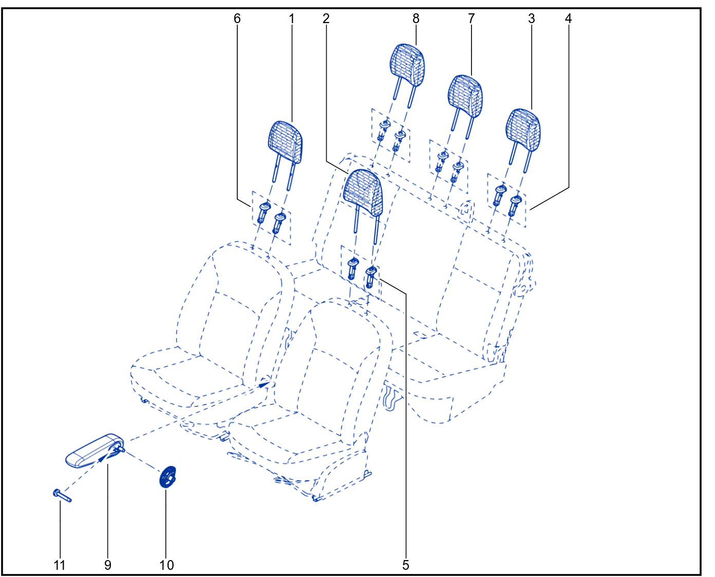 Headrest - 01112973