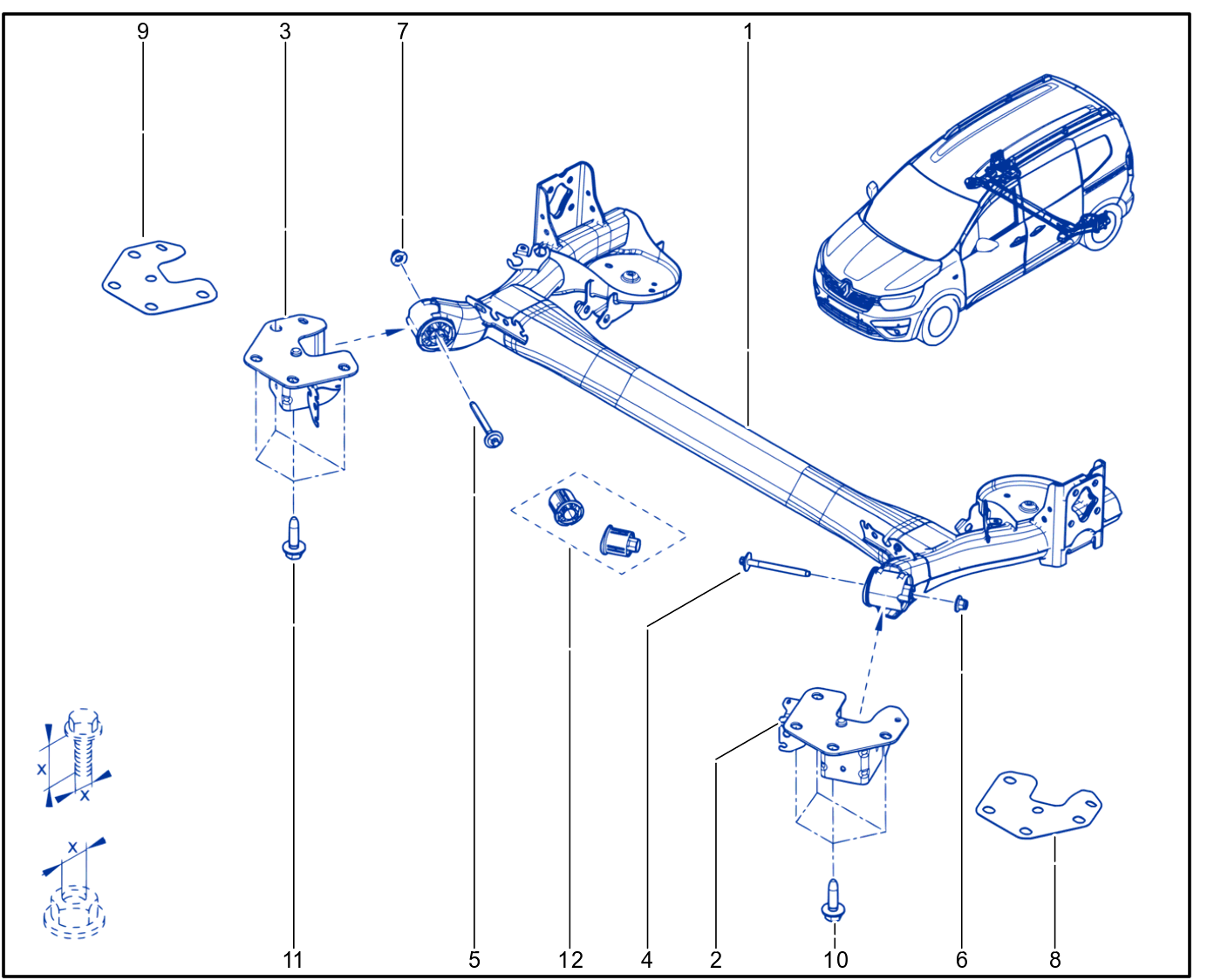 Rear Axle Component - 01113247