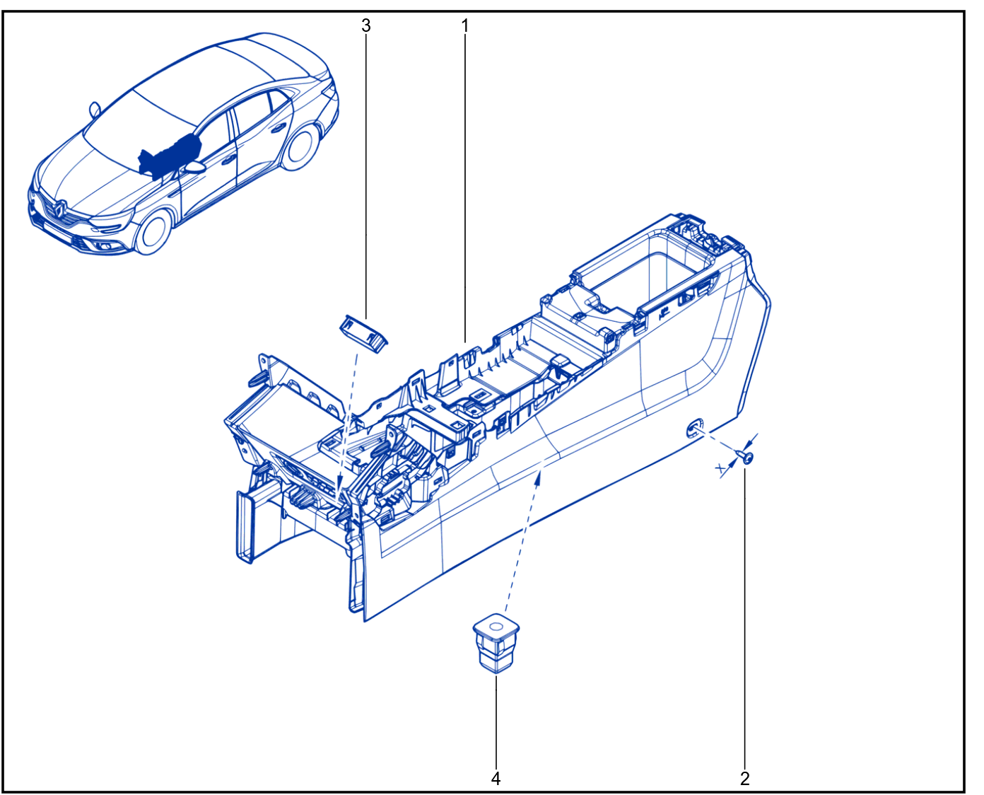 Centre Console - 01113309