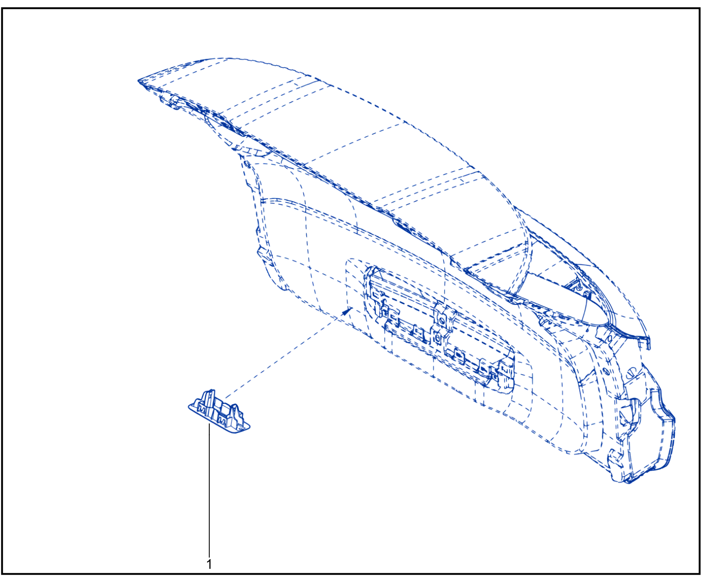Rear Opening Element Trim - 01113368