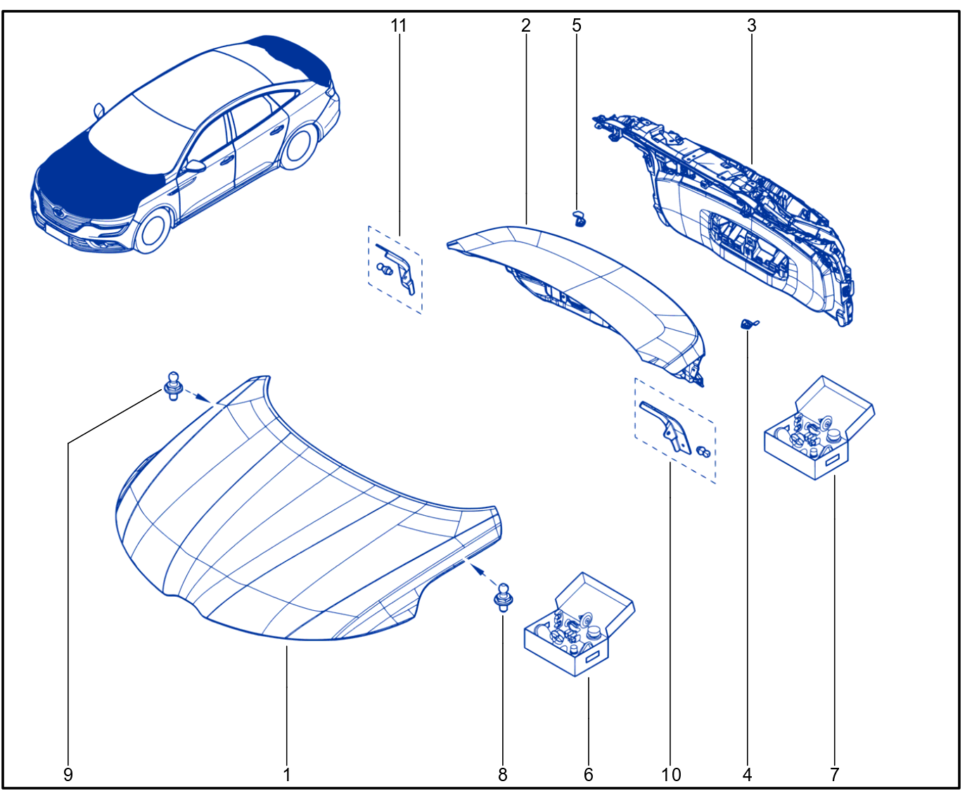 Front Opening Element Panelwork - 01113499