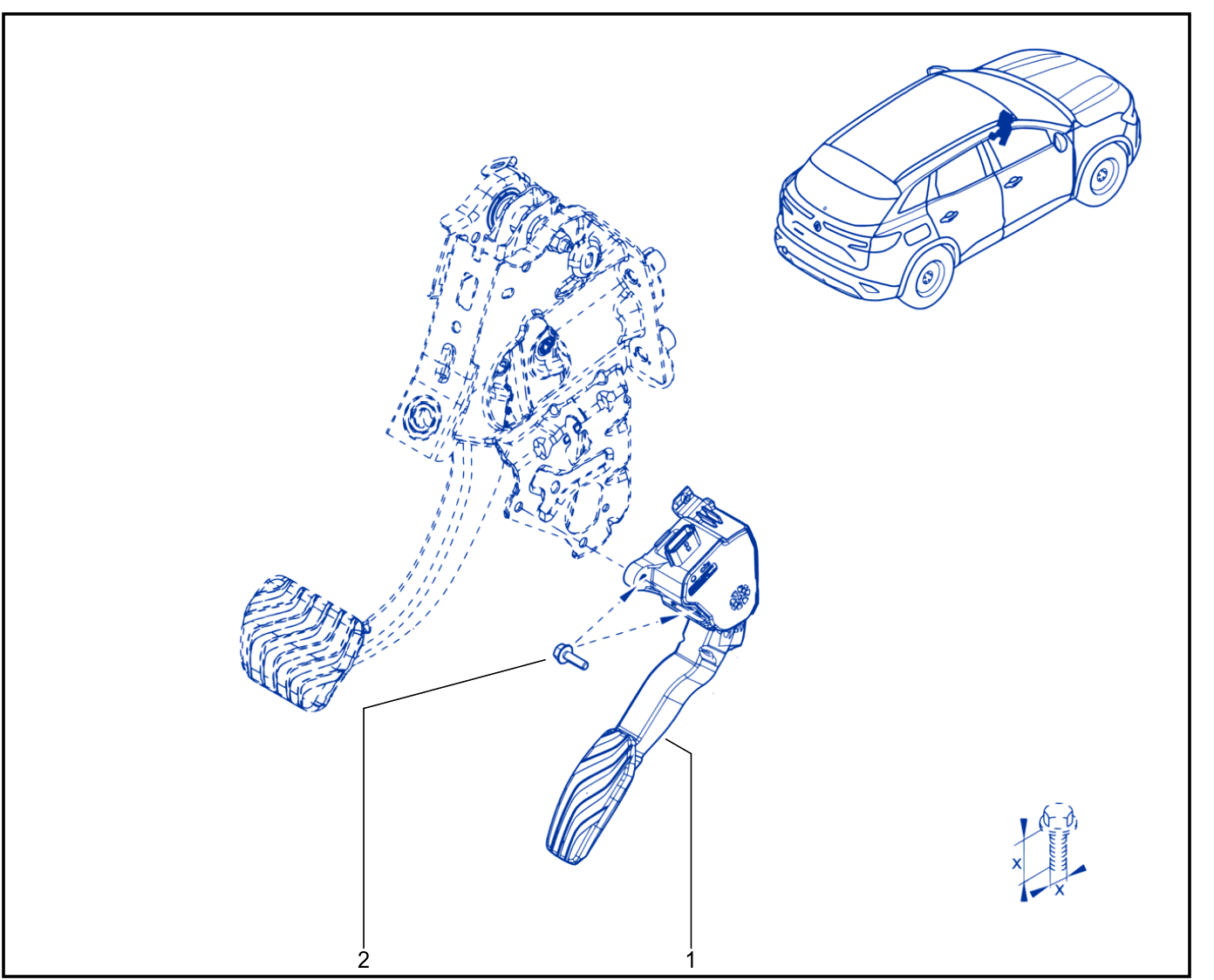 Pedal Assembly - 01113728