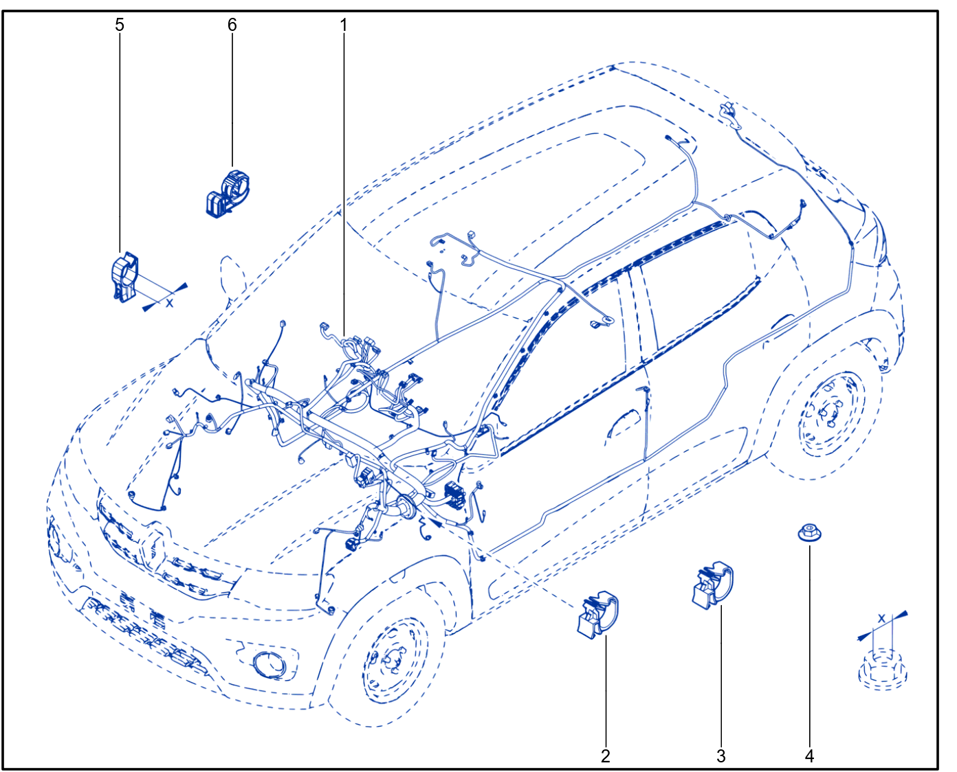 Wiring - Passenger Compartment Components - 01113761