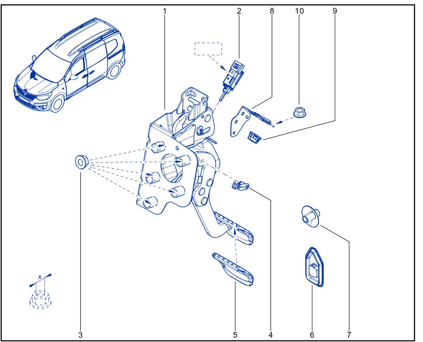 Pedal Assembly - 01113892