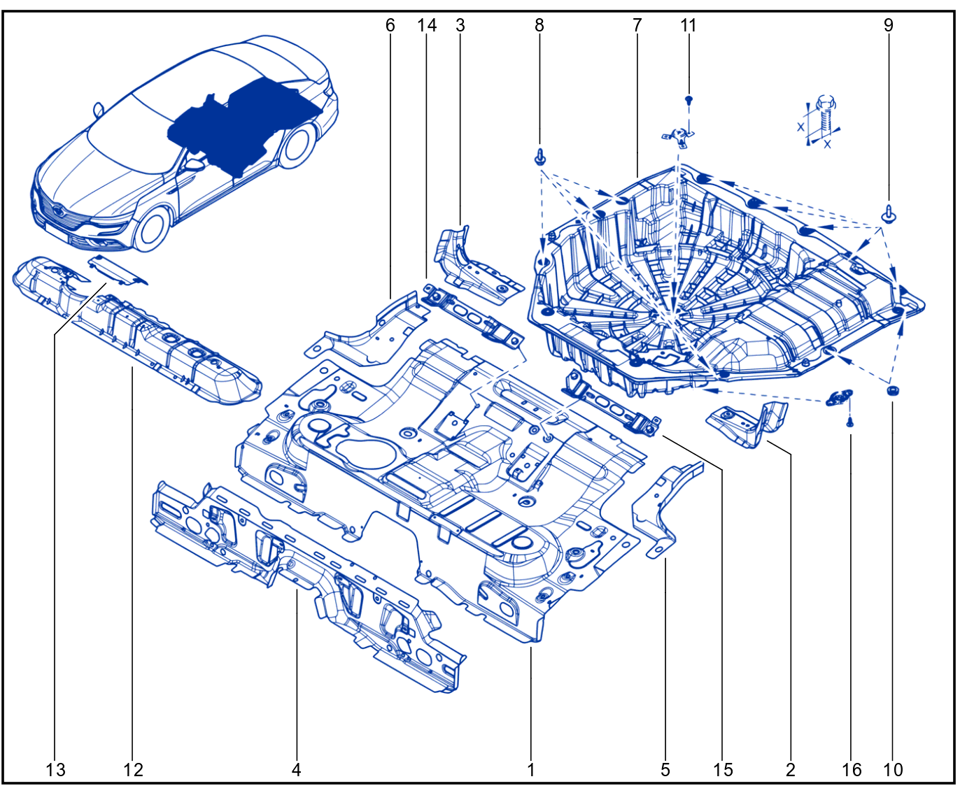 Rear Floor - 01113970