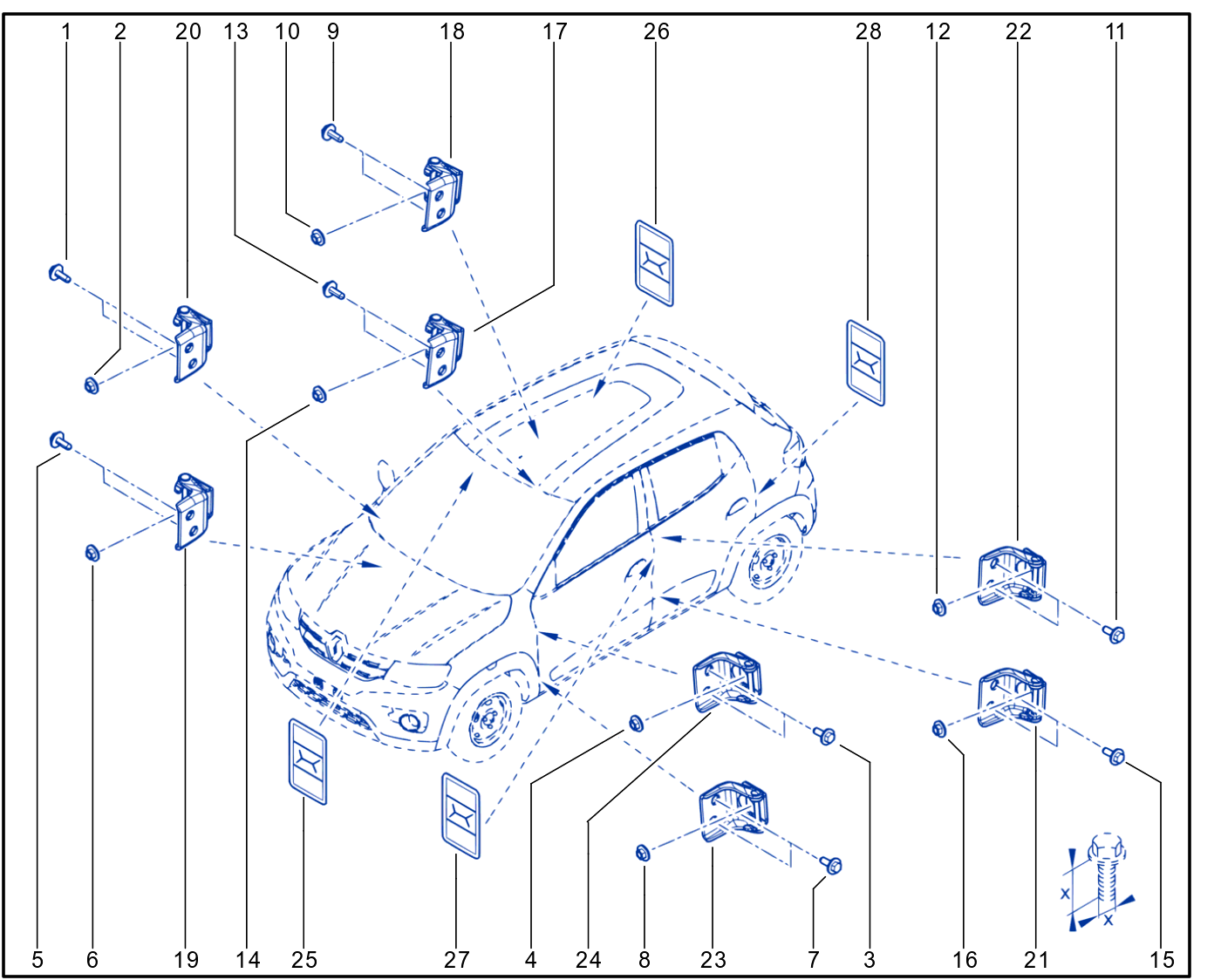 Front Opening Element Panelwork - 01114007