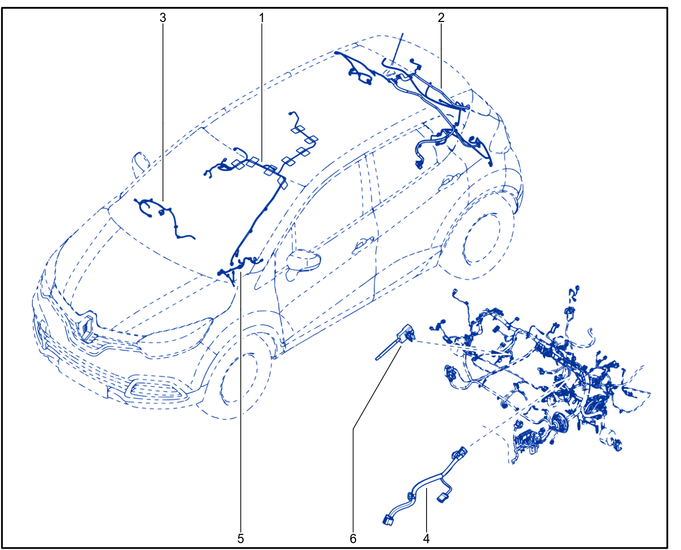 Wiring - Passenger Compartment Components - 01114448