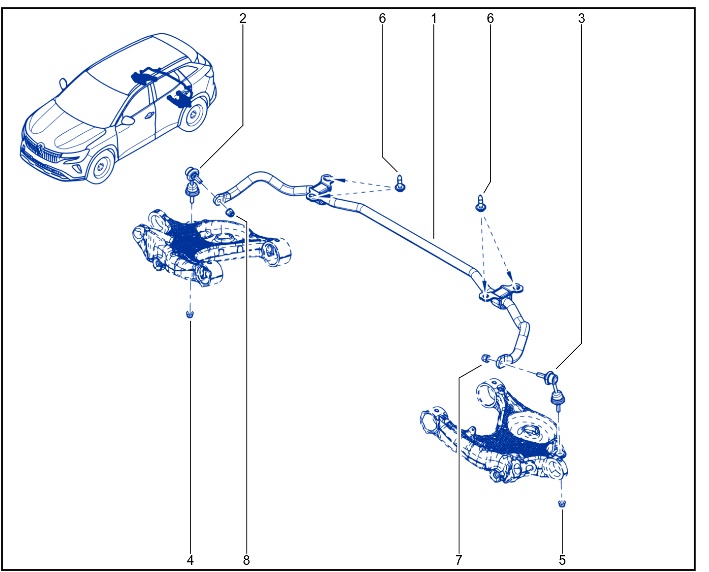 Rear Anti-Roll Bar - 01114482