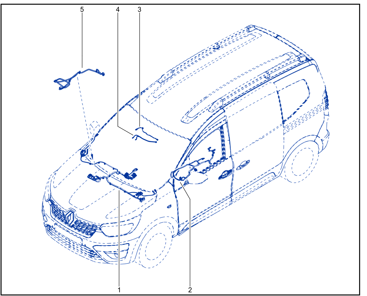 Wiring - Passenger Compartment Components - 01114552
