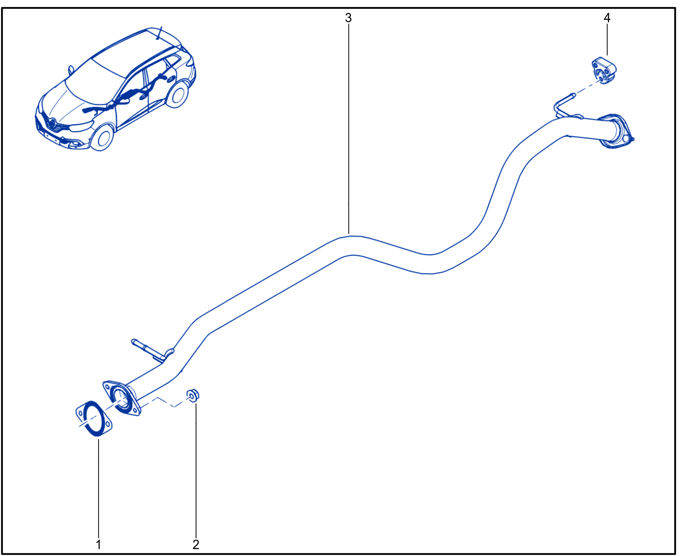 Exhaust Pipe - 01114703