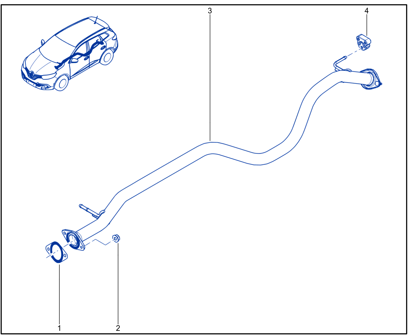 Exhaust Pipe - 01114705